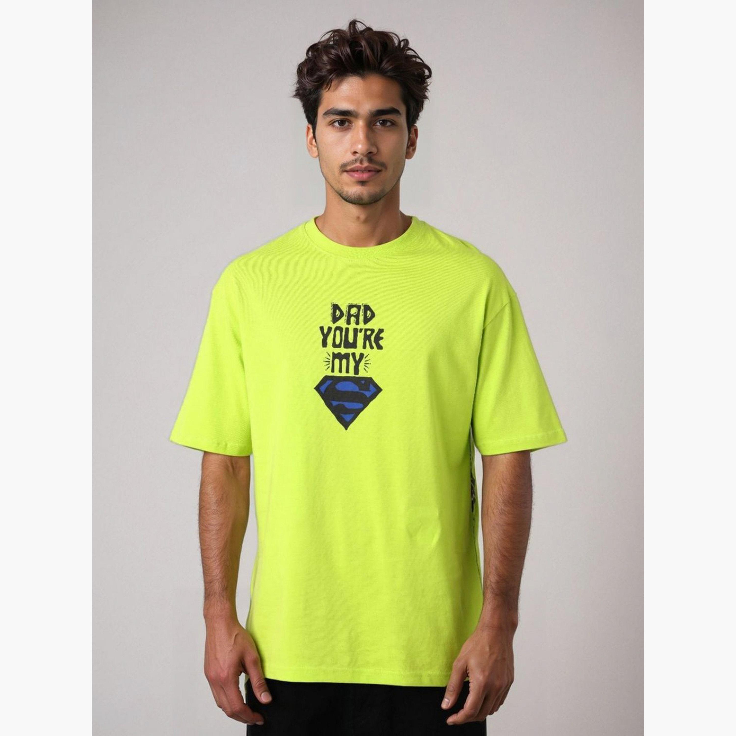 The Indian Garage Co X Styli Men Green Boxy Fit Graphic T-Shirt-men-clothing-tshirtsandpolos-tshirts-image-1