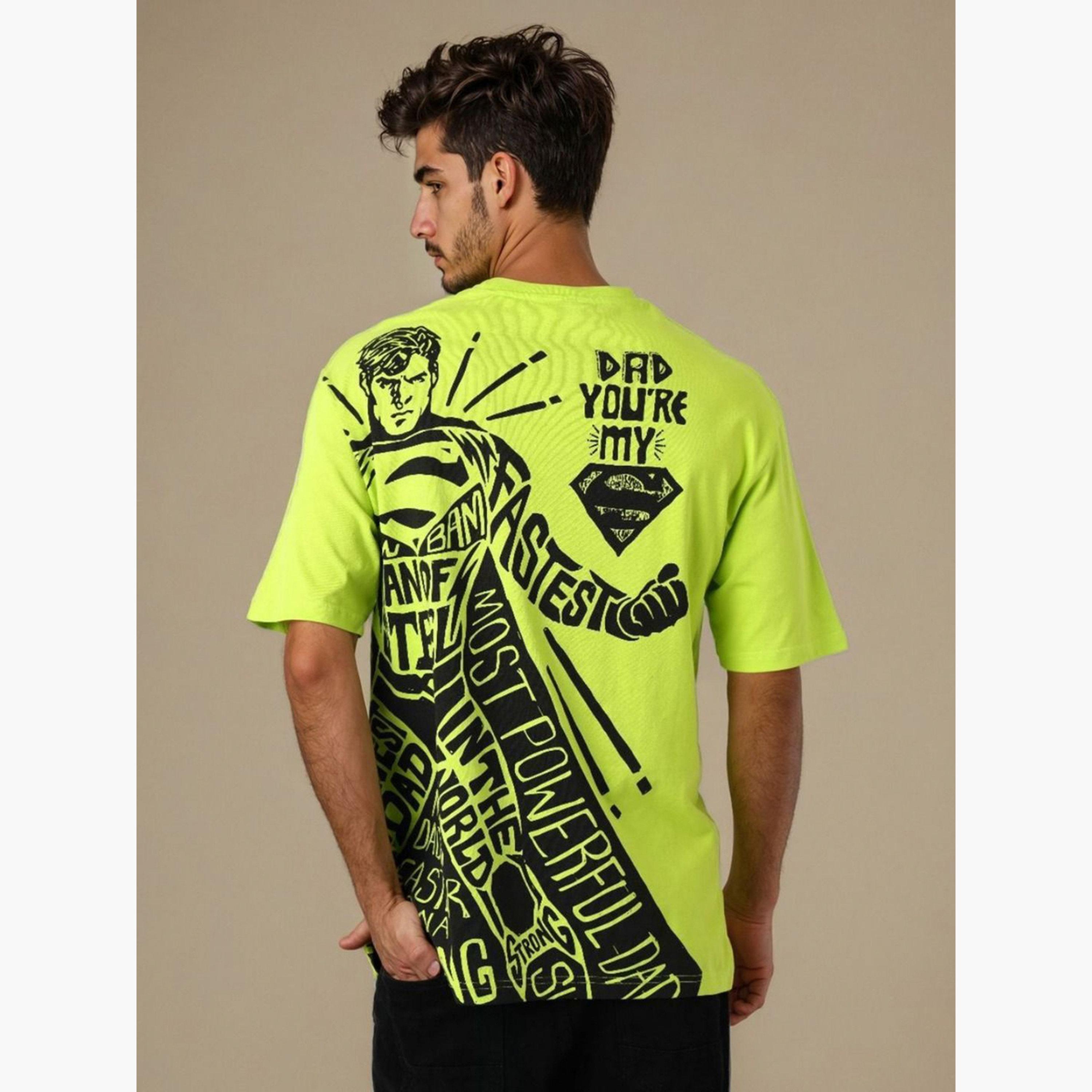 The Indian Garage Co X Styli Men Green Boxy Fit Graphic T-Shirt-men-clothing-tshirtsandpolos-tshirts-image-2