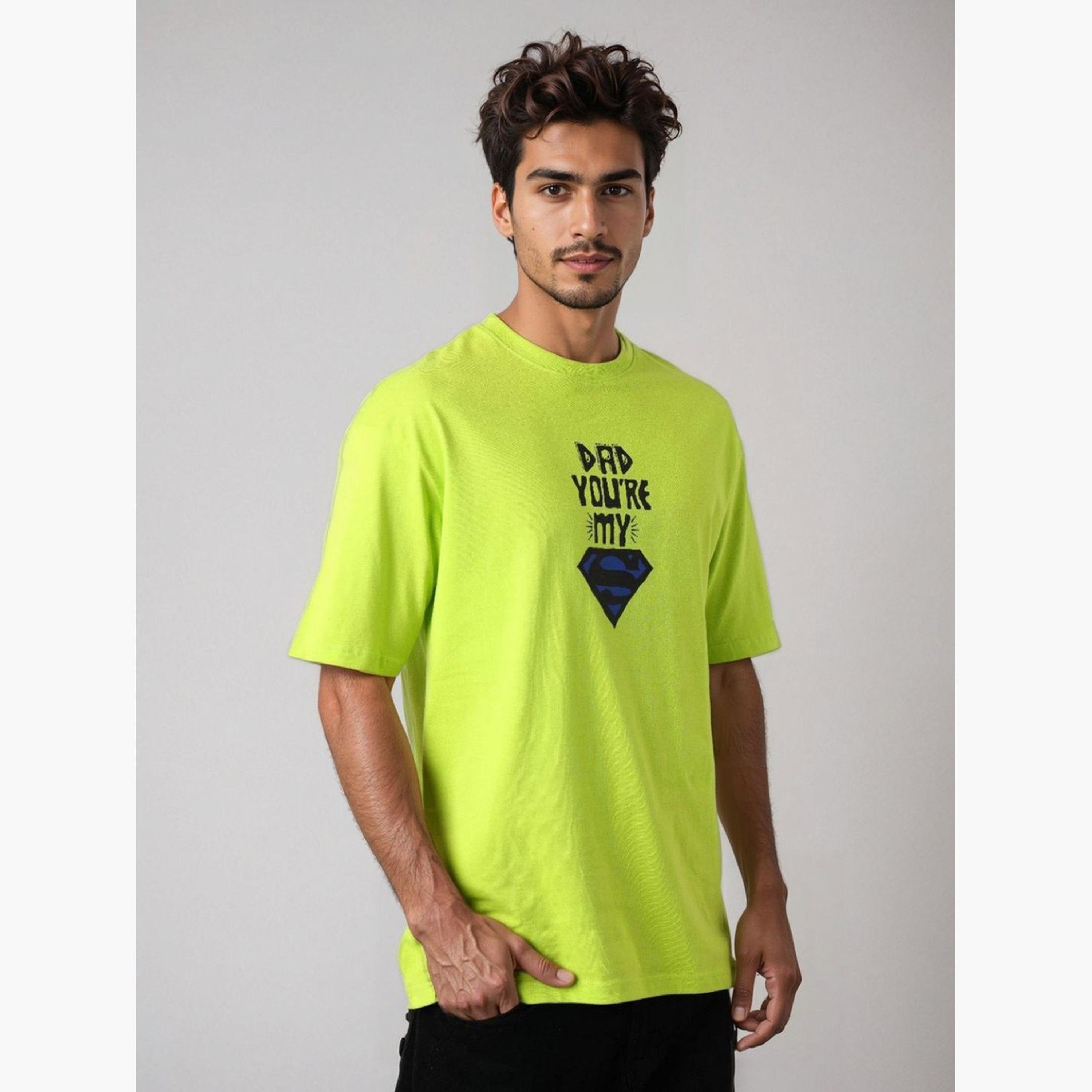 The Indian Garage Co X Styli Men Green Boxy Fit Graphic T-Shirt-men-clothing-tshirtsandpolos-tshirts-image-3