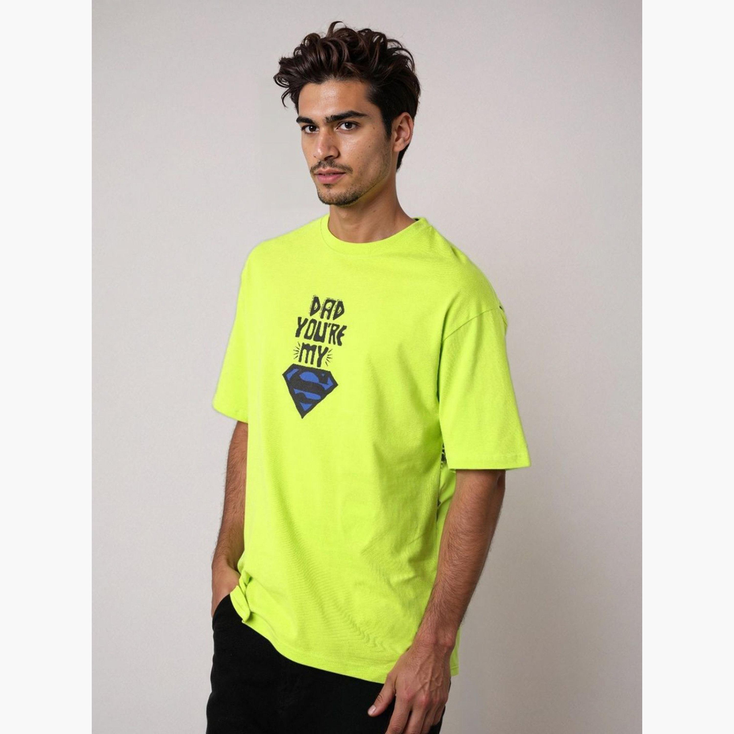 ذا انديان كراج كو × ستايلي - تي شيرت رجالي برسومات مربعة لون أخضر-men-clothing-tshirtsandpolos-tshirts-image-5