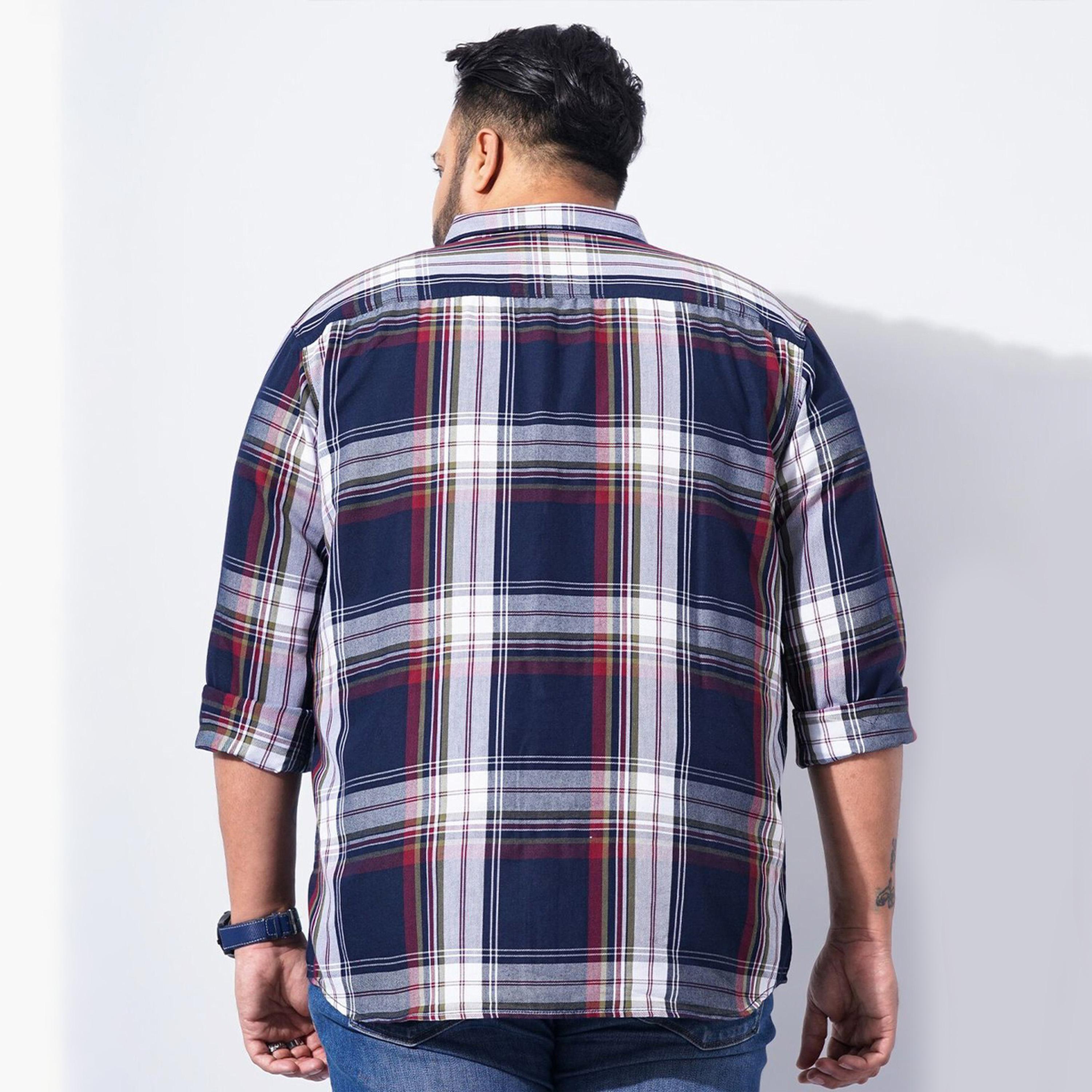 هارد صودا × ستايلي - قميص منقوش للرجال مقاس كبير-men-clothing-shirts-image-3