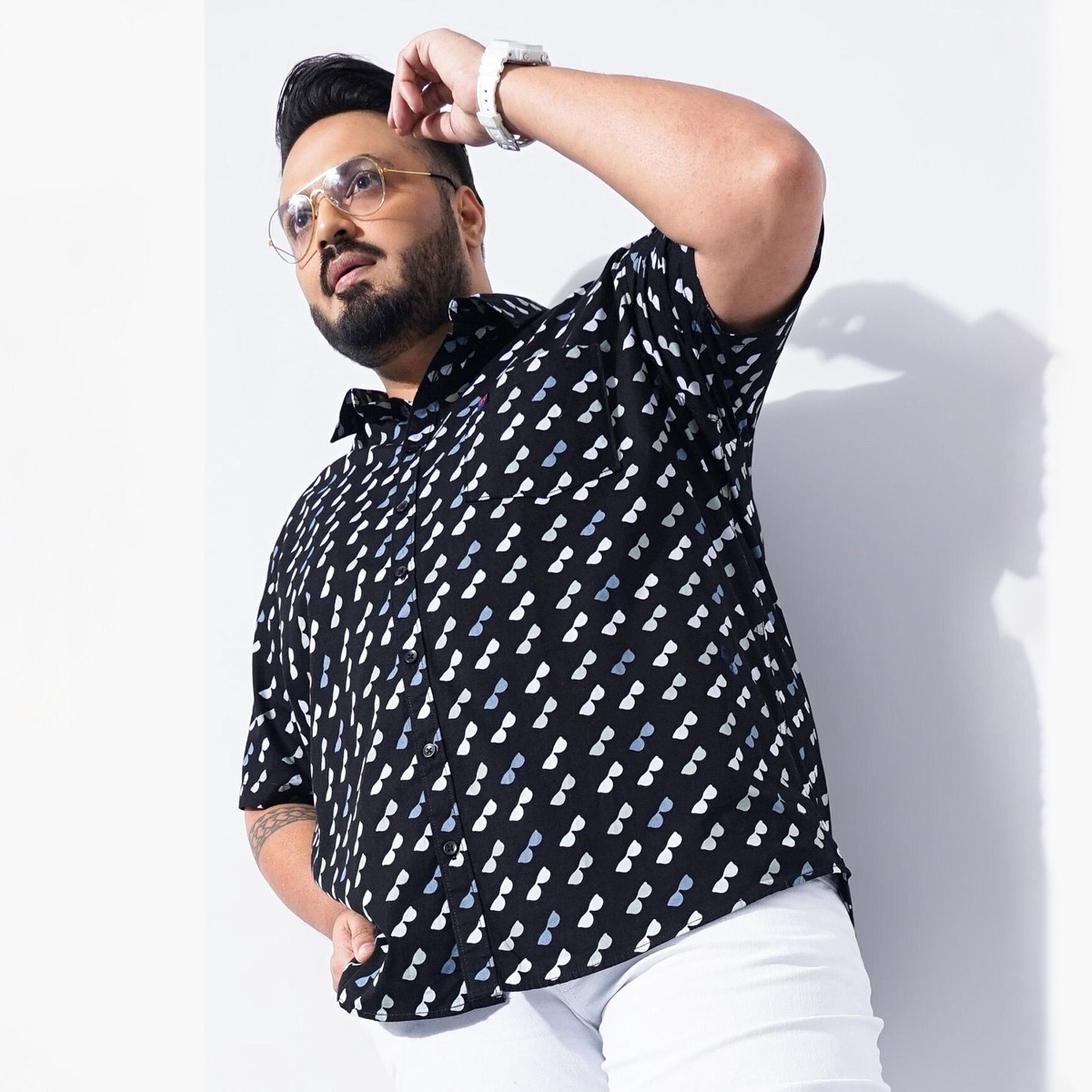 HardSoda X Styli Plus Size Printed Short Sleeve Shirt-men-clothing-shirts-image-3