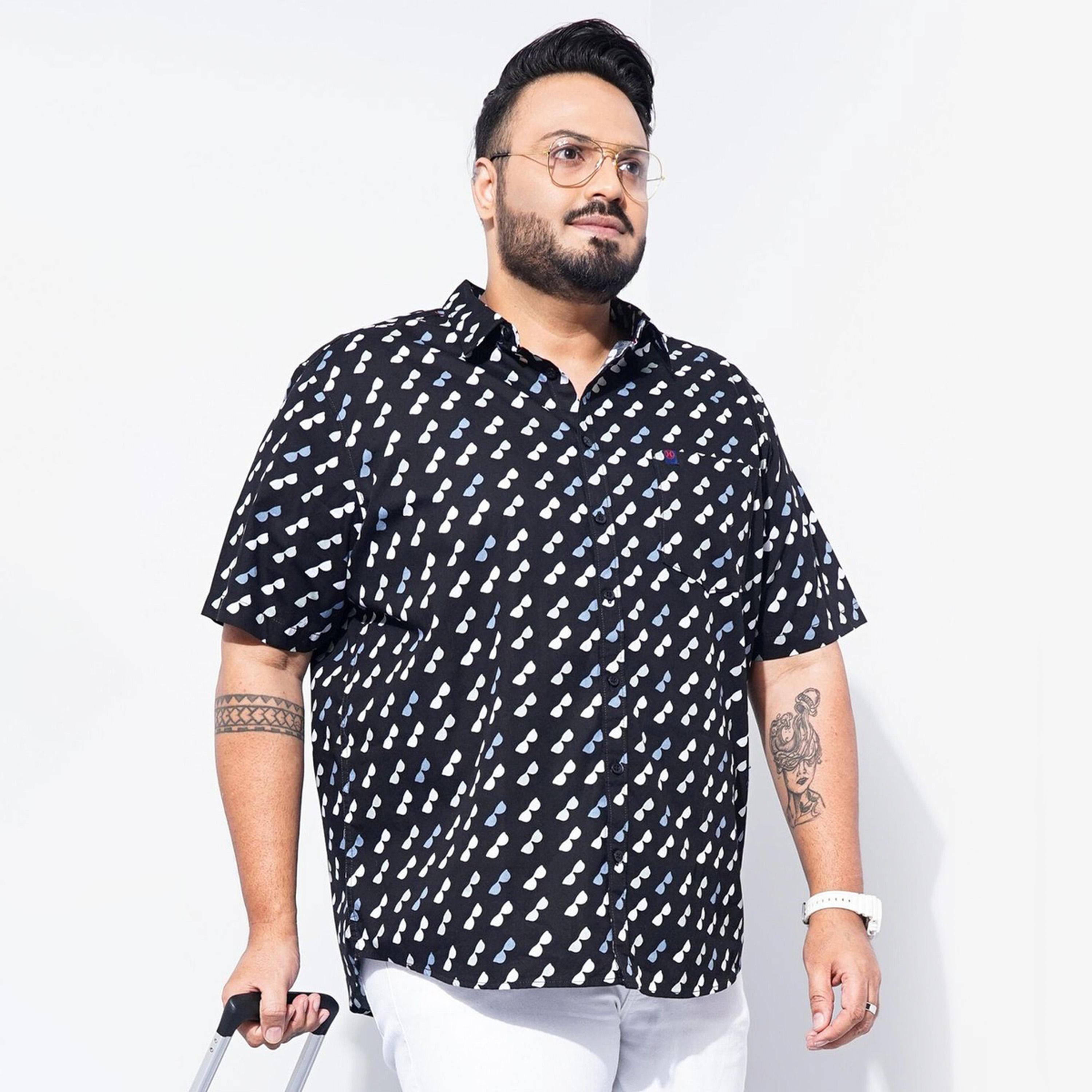 HardSoda X Styli Plus Size Printed Short Sleeve Shirt-men-clothing-shirts-image-5