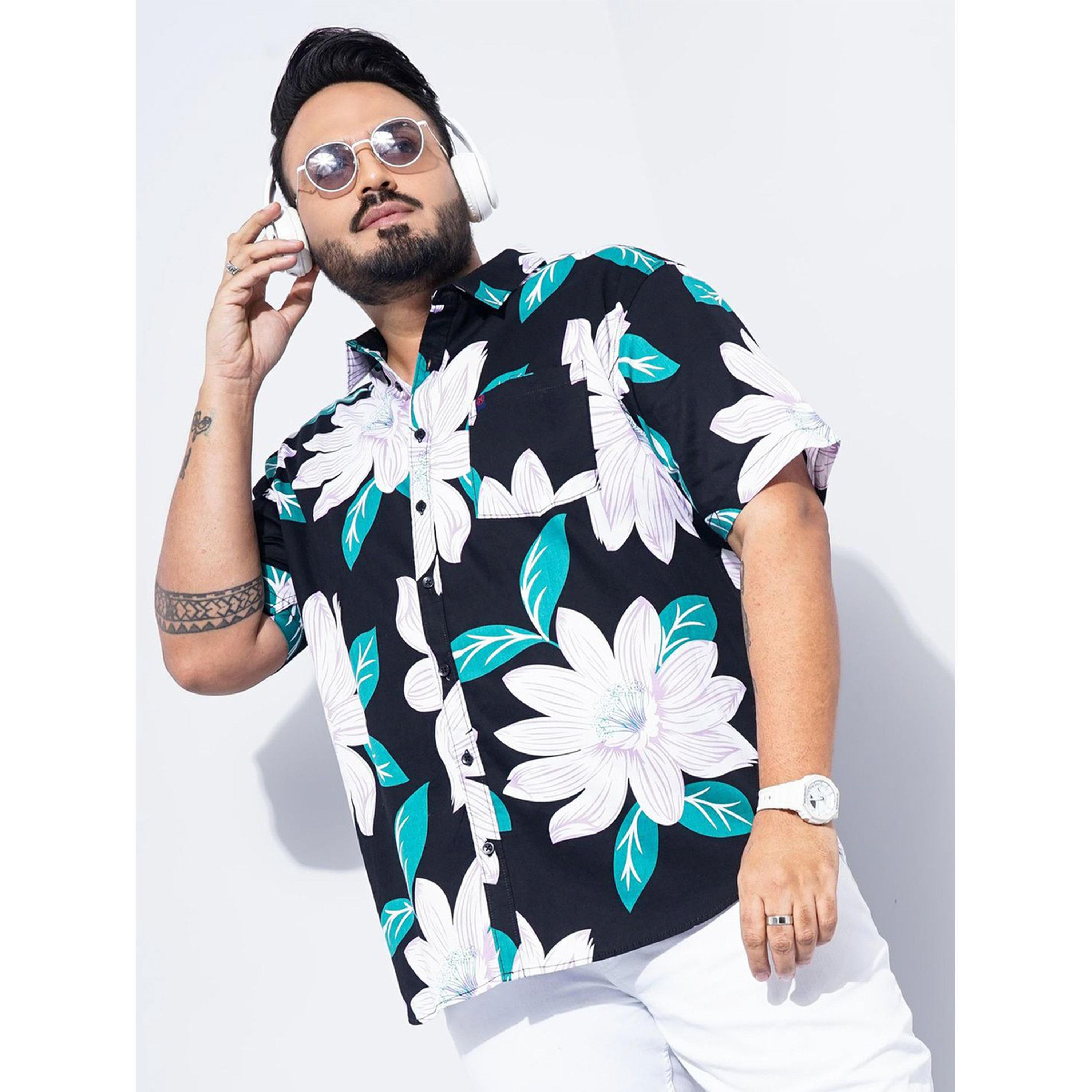 HardSoda X Styli Plus Size Floral Print Short Sleeve Shirt-men-clothing-shirts-image-2