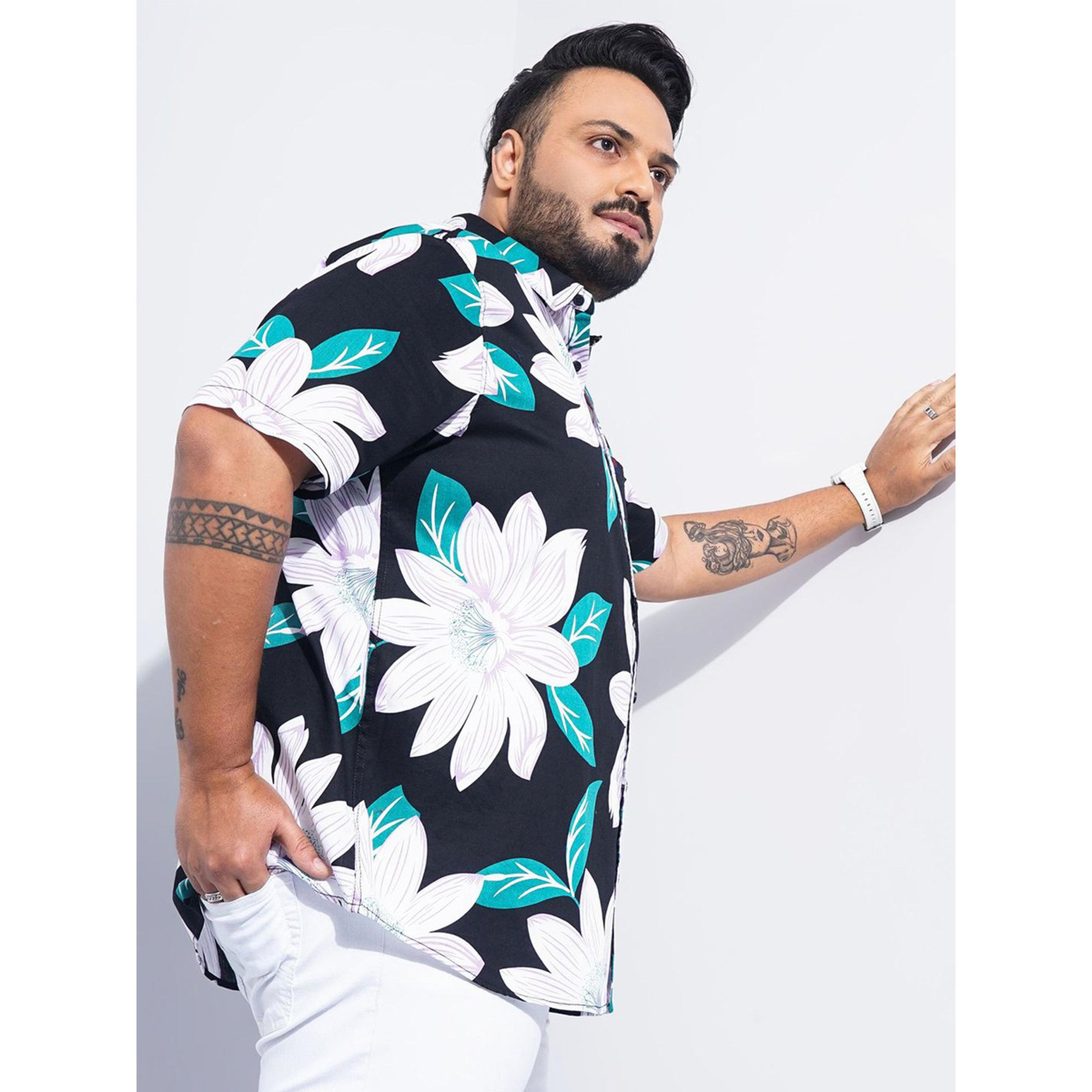 HardSoda X Styli Plus Size Floral Print Short Sleeve Shirt-men-clothing-shirts-image-5
