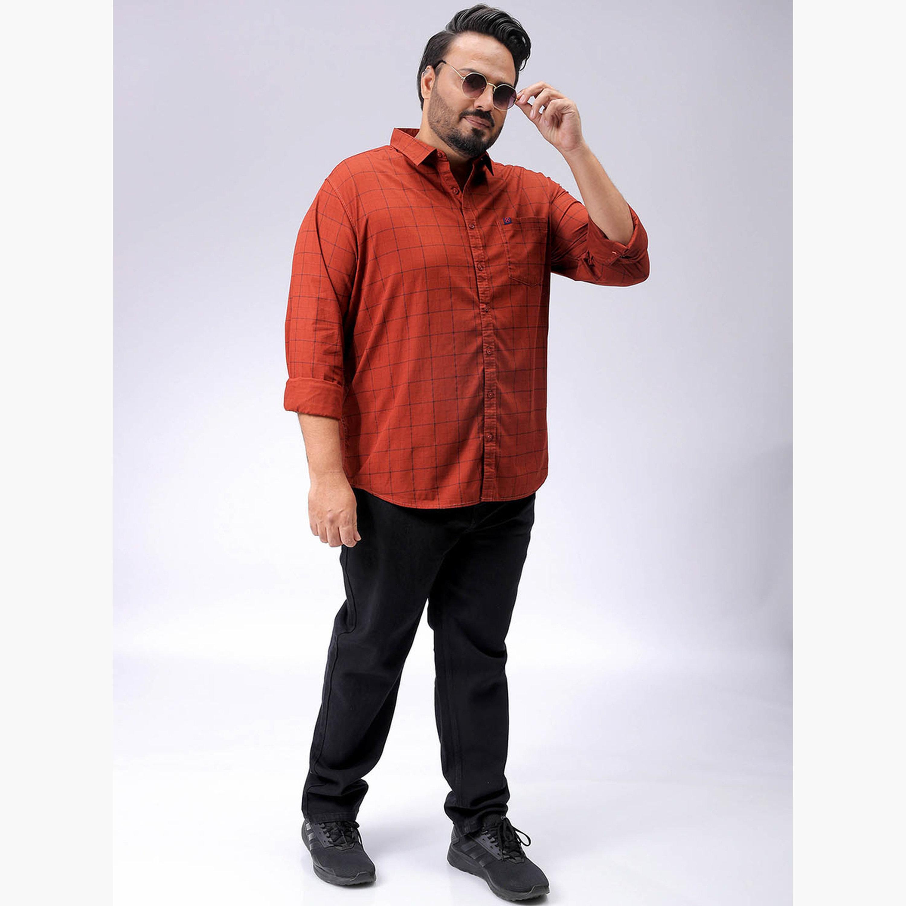 هارد صودا × ستايلي - قميص منقوش مقاس كبير-men-clothing-shirts-image-2