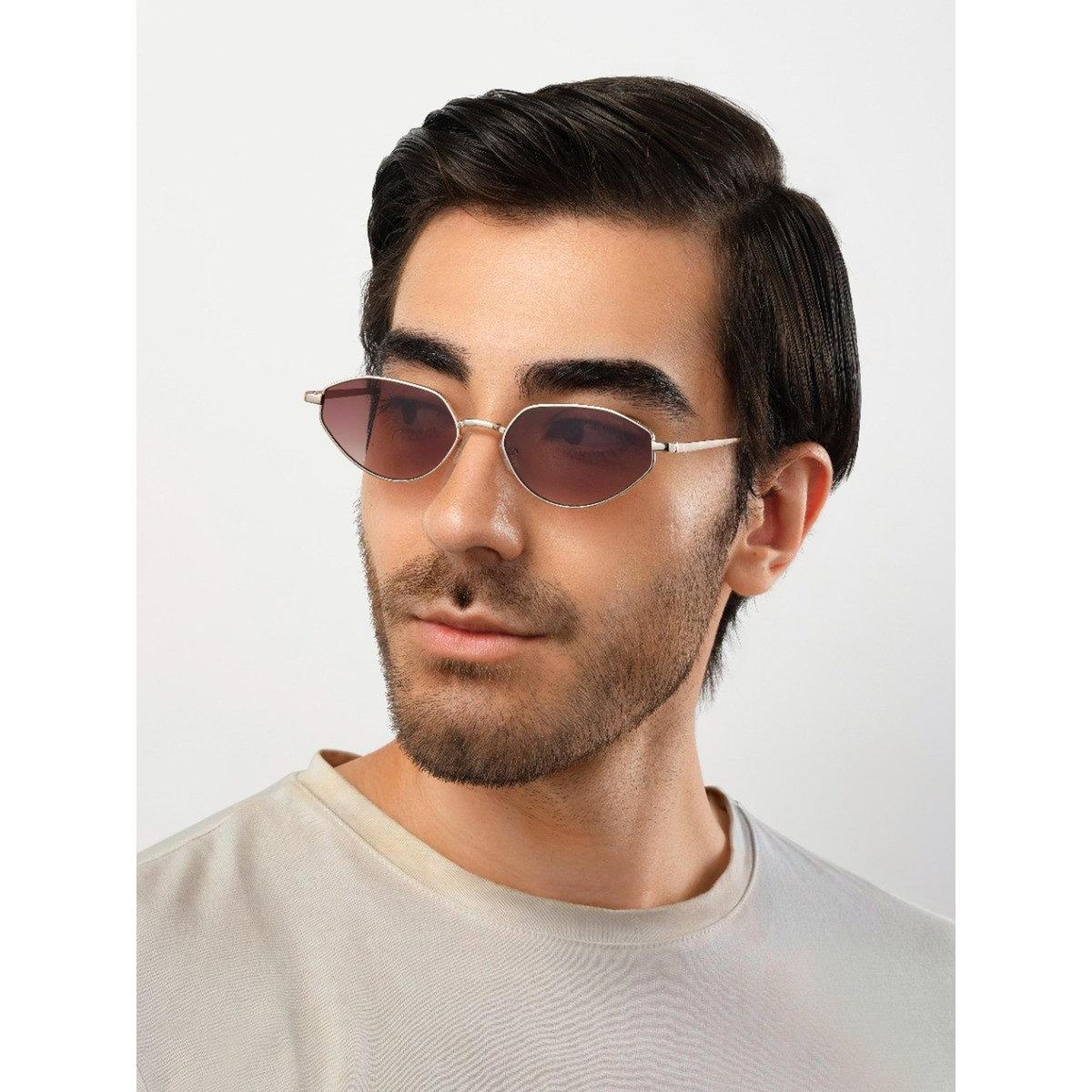 Styli Unisex Hush-Hush Geometric Sunglasses-men-sunglasses-image-4