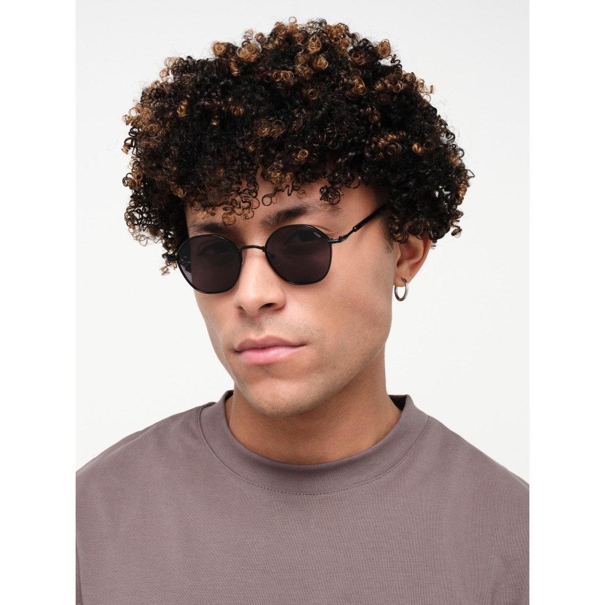 Styli Unisex Shimmer Round Sunglasses-men-sunglasses-image-7