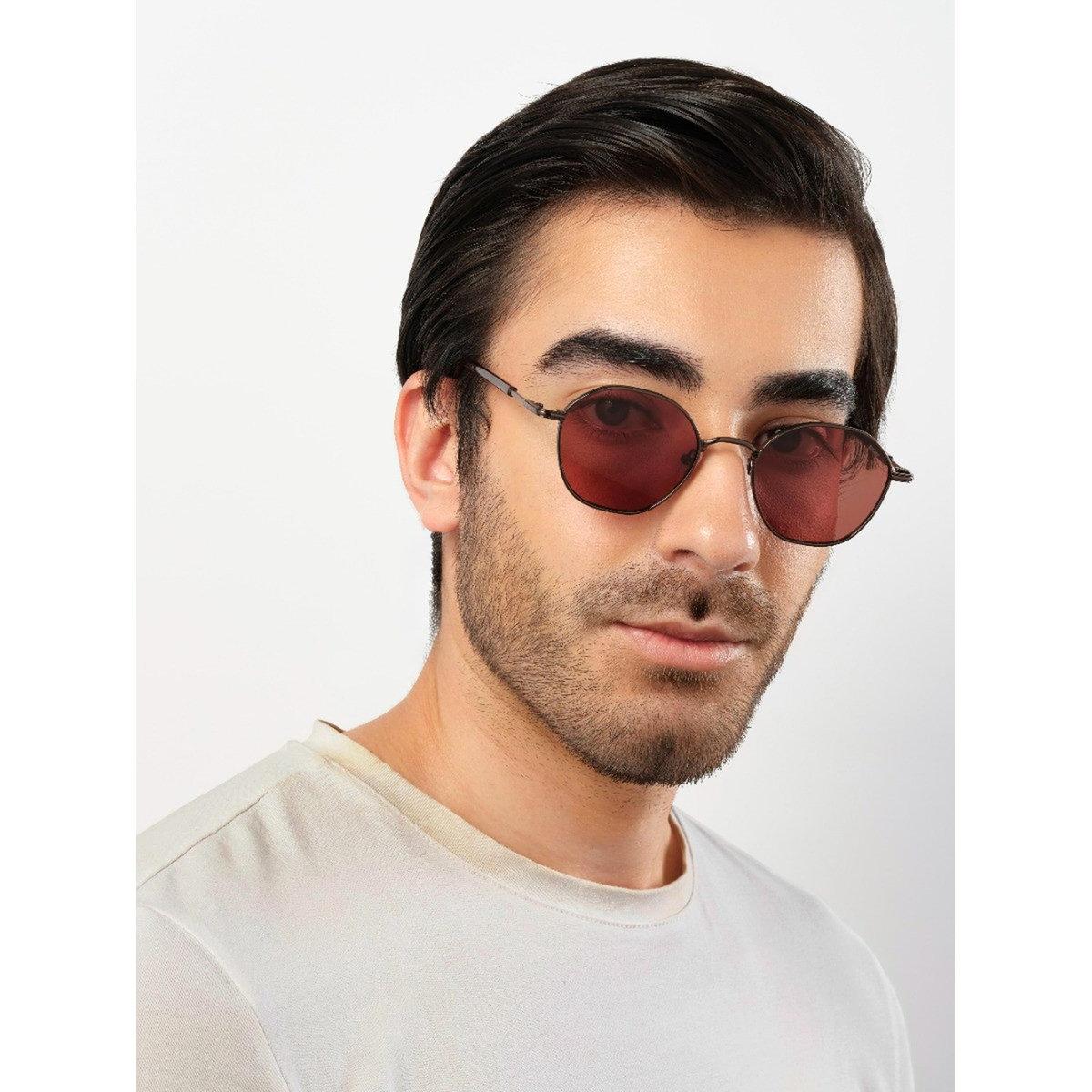 Styli Unisex Shimmer Round Sunglasses-men-sunglasses-image-6