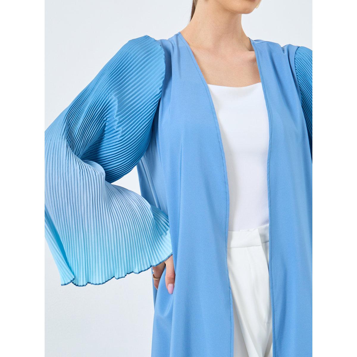 عباية مفتوحة بطبعة تاي داي-women-arabicclothing-abayas-image-4