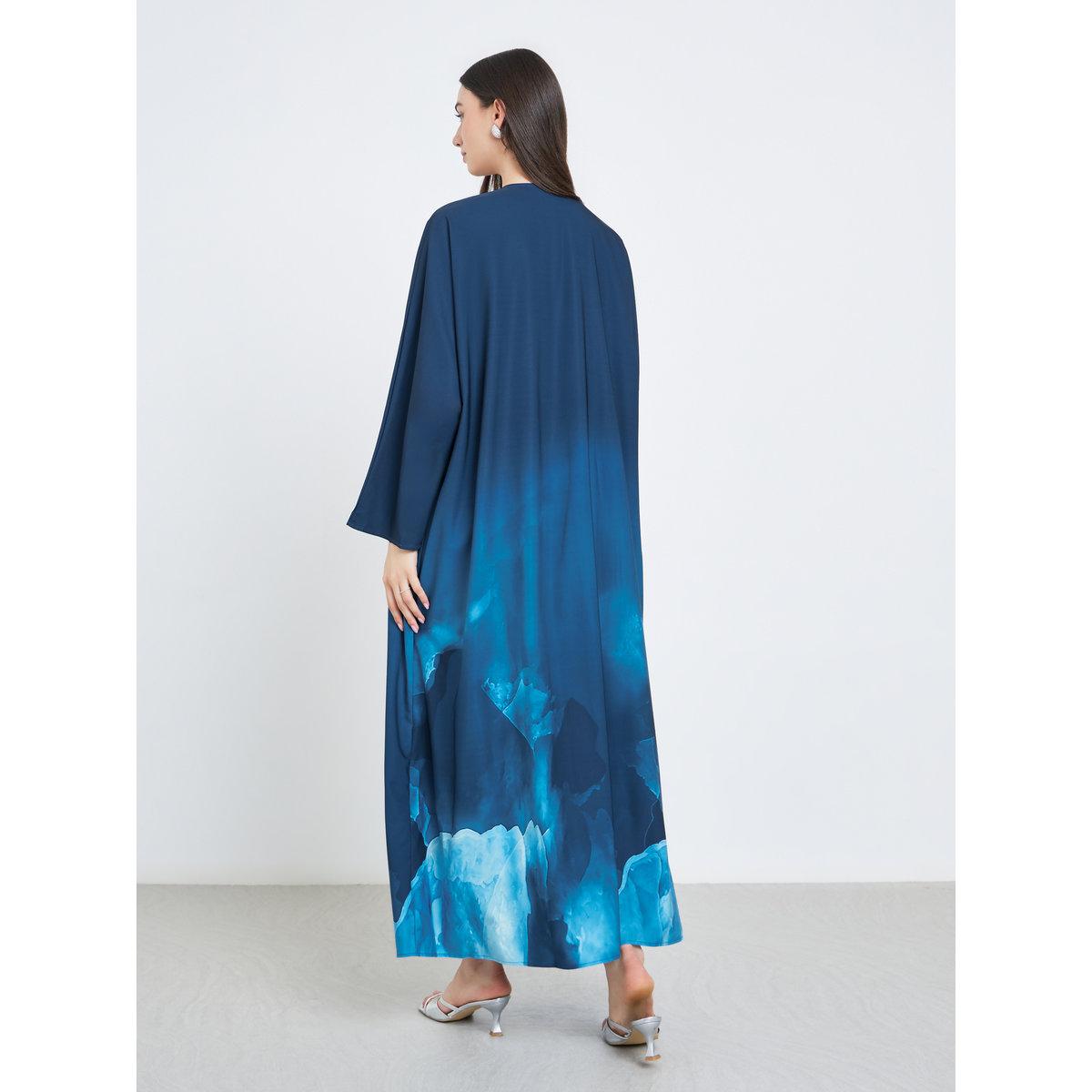 Take Two Tie-Dye Open Front Abaya-women-arabicclothing-abayas-image-5