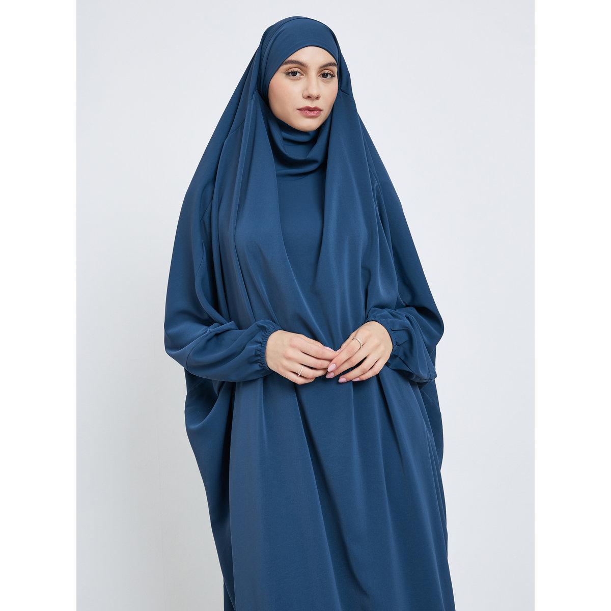 عباية بأكمام وطواطية وغطاء رأس-women-arabicclothing-abayas-image-2