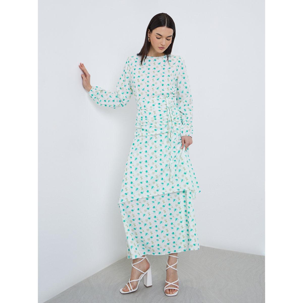 Take Two Ditsy Print Double Layer Hem Maxi Dress-women-clothing-dresses-image-1