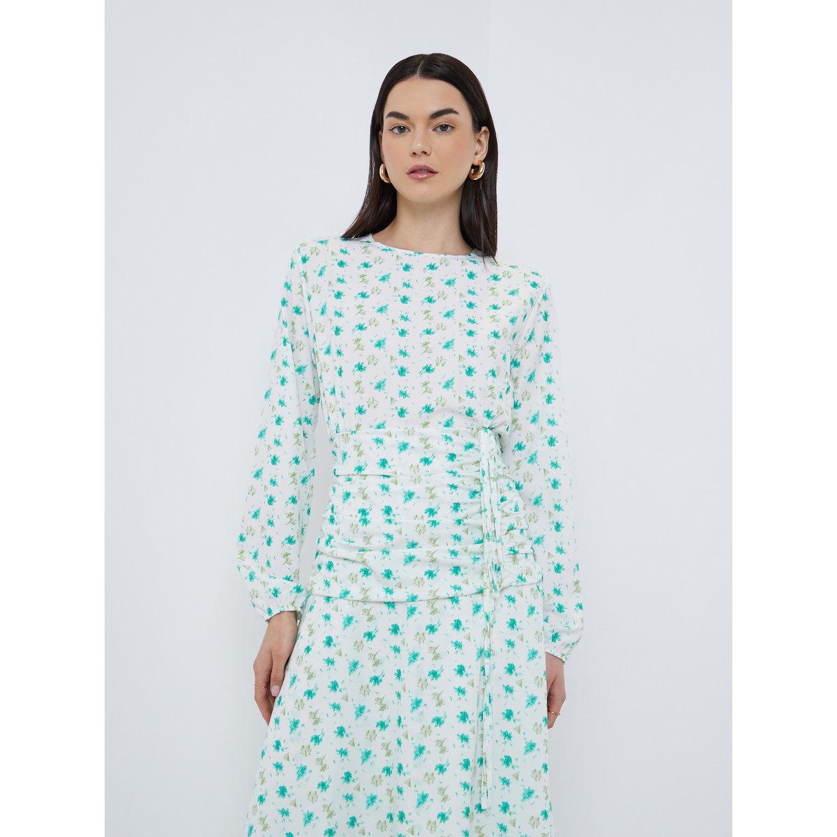 Take Two Ditsy Print Double Layer Hem Maxi Dress-women-clothing-dresses-image-2