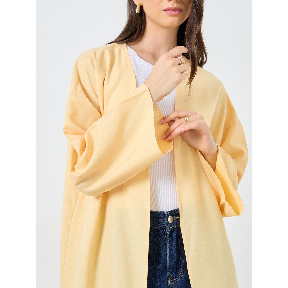Take Two Solid Side Slit Abaya-women-arabicclothing-abayas-image-4