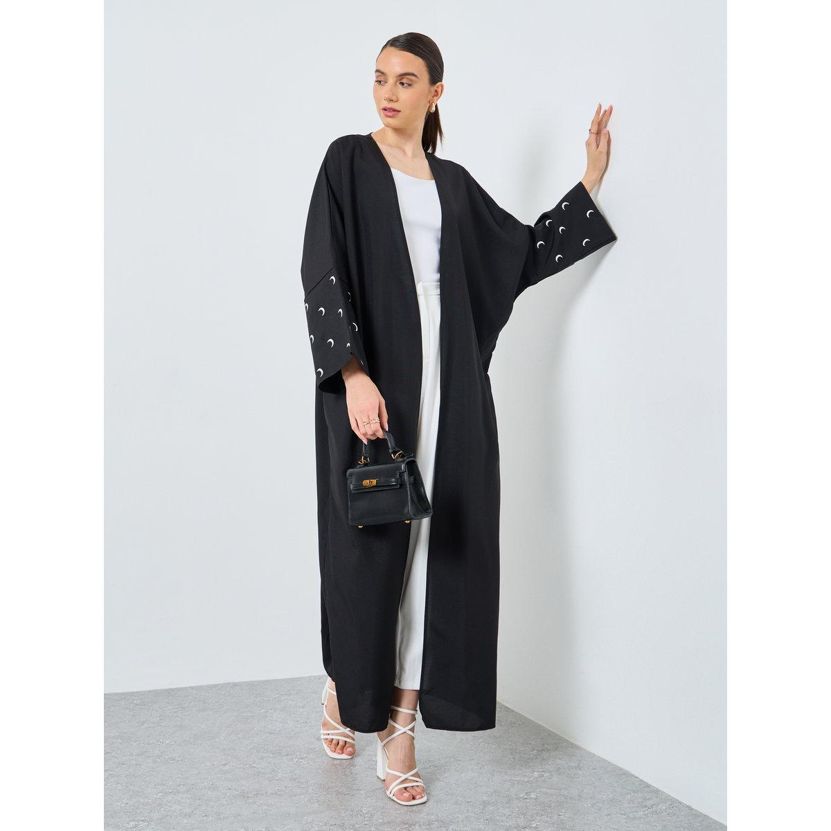 عباية مفتوحة بتفاصيل مُطرزة-women-arabicclothing-abayas-image-1