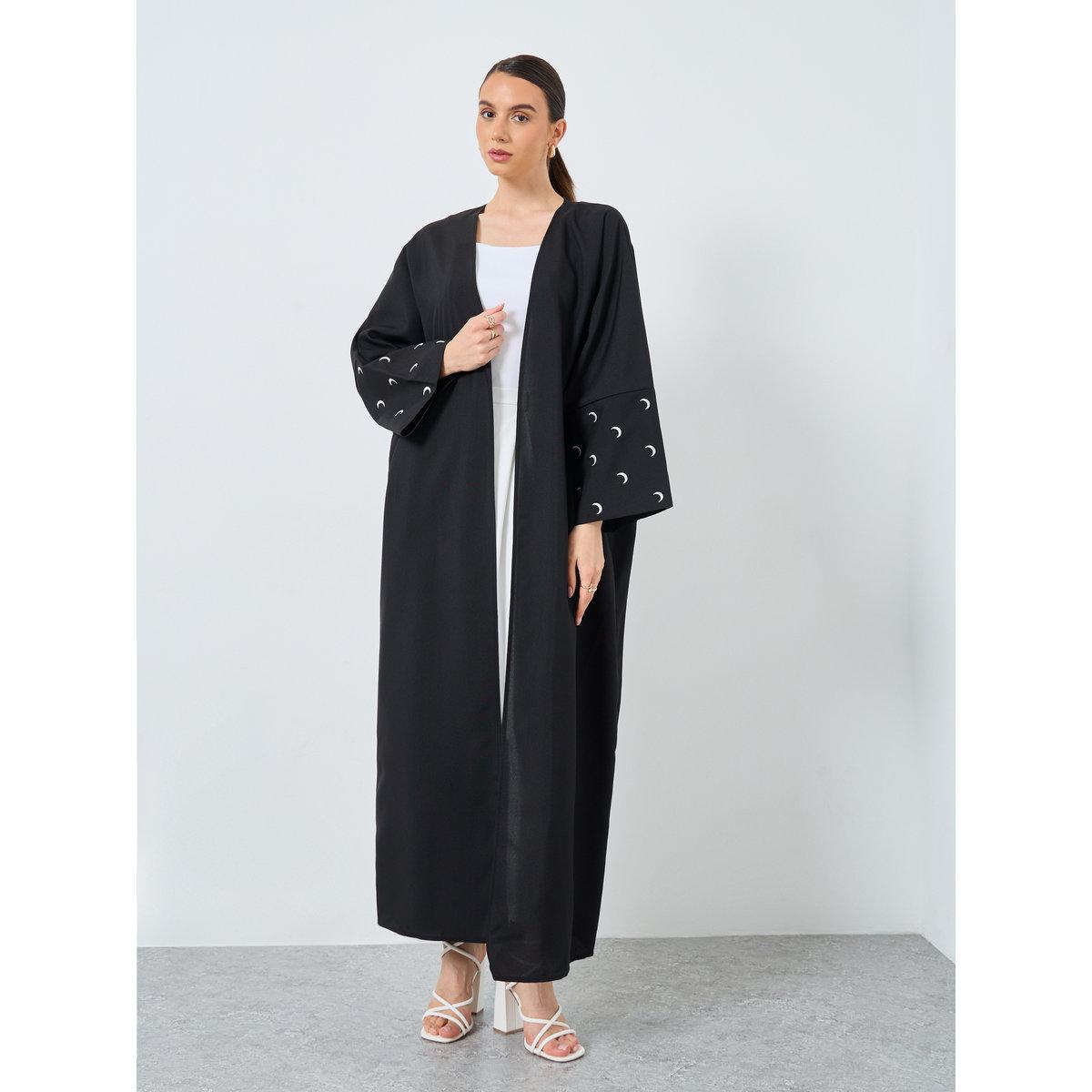 عباية مفتوحة بتفاصيل مُطرزة-women-arabicclothing-abayas-image-2