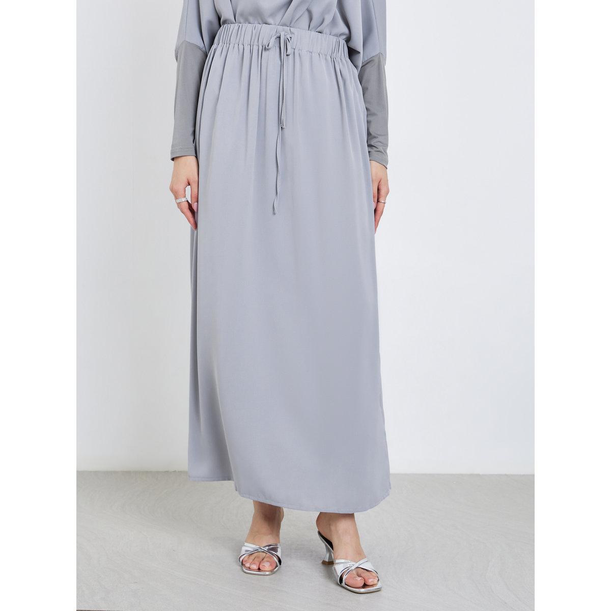 طقم تنورة وعباية بأكمام وطواطية وغطاء رأس-women-arabicclothing-sets-image-5