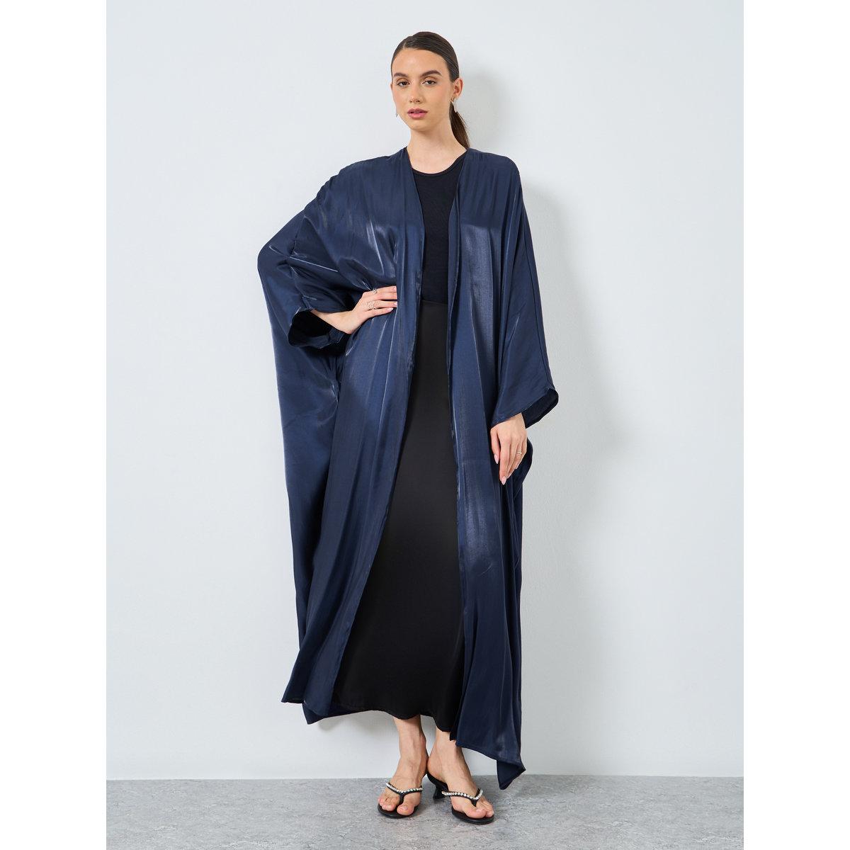 عباية ميتاليك بأكمام وطواطية-women-arabicclothing-abayas-image-2