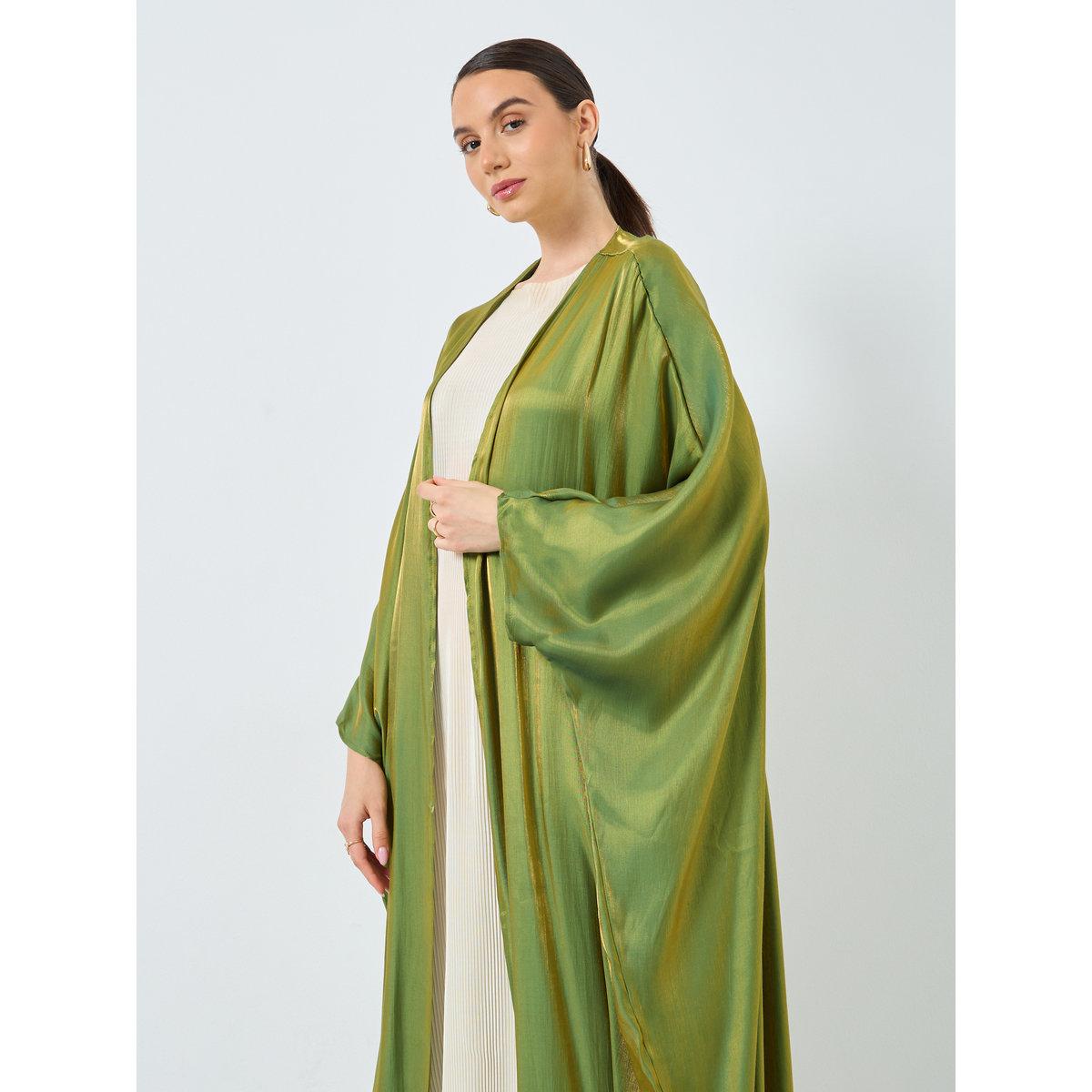 عباية ميتاليك بأكمام وطواطية-women-arabicclothing-abayas-image-3