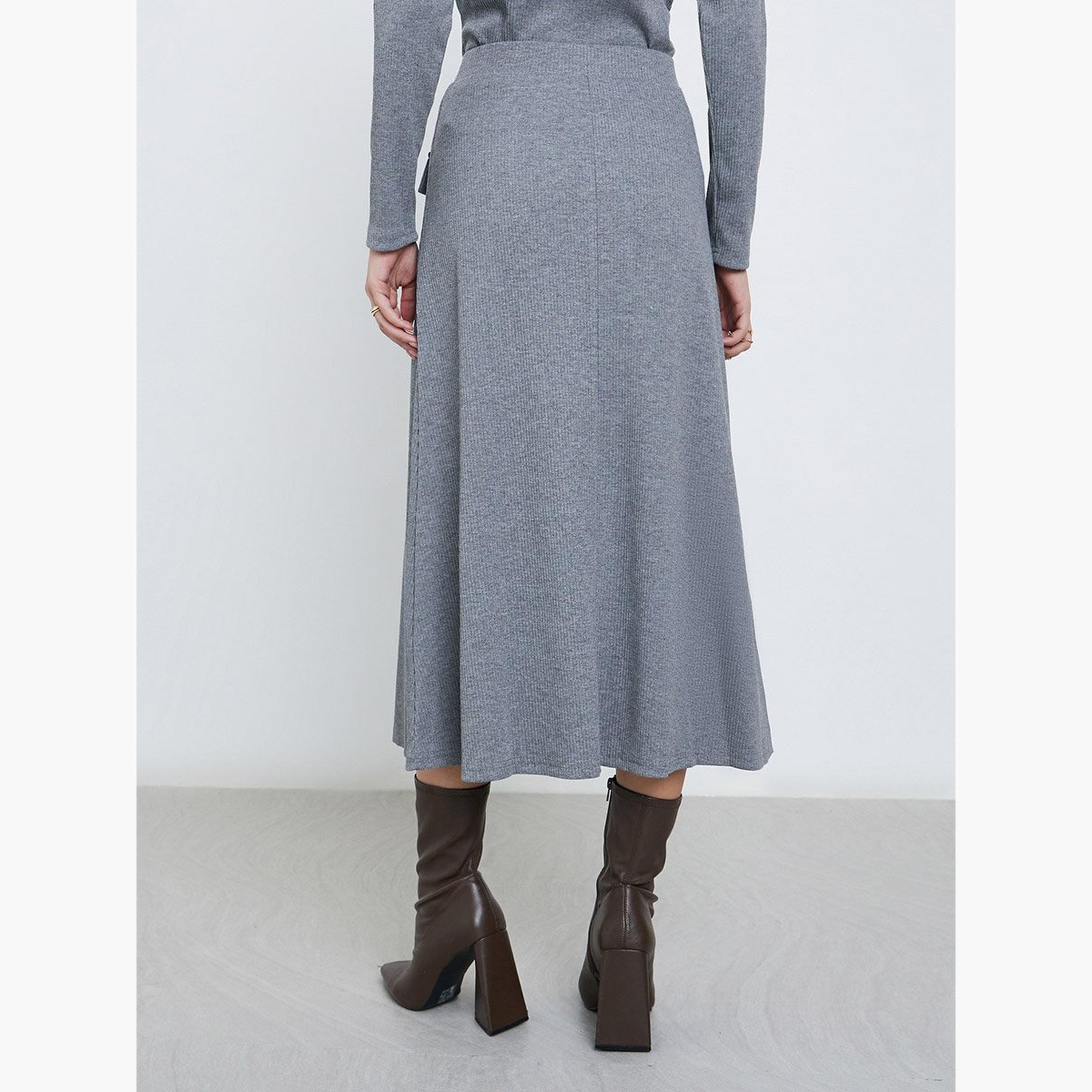 تنورة ميدي بحافة واسعة-women-clothing-bottoms-skirts-image-4
