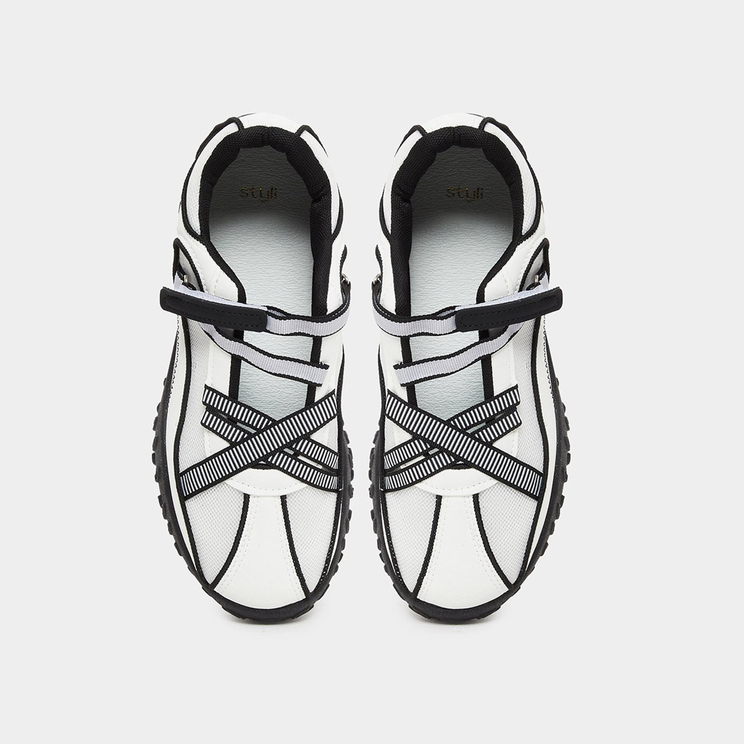 ستايلي - حذاء باليرينا قصّة مريحة لون أبيض-women-shoes-sneakers-image-6