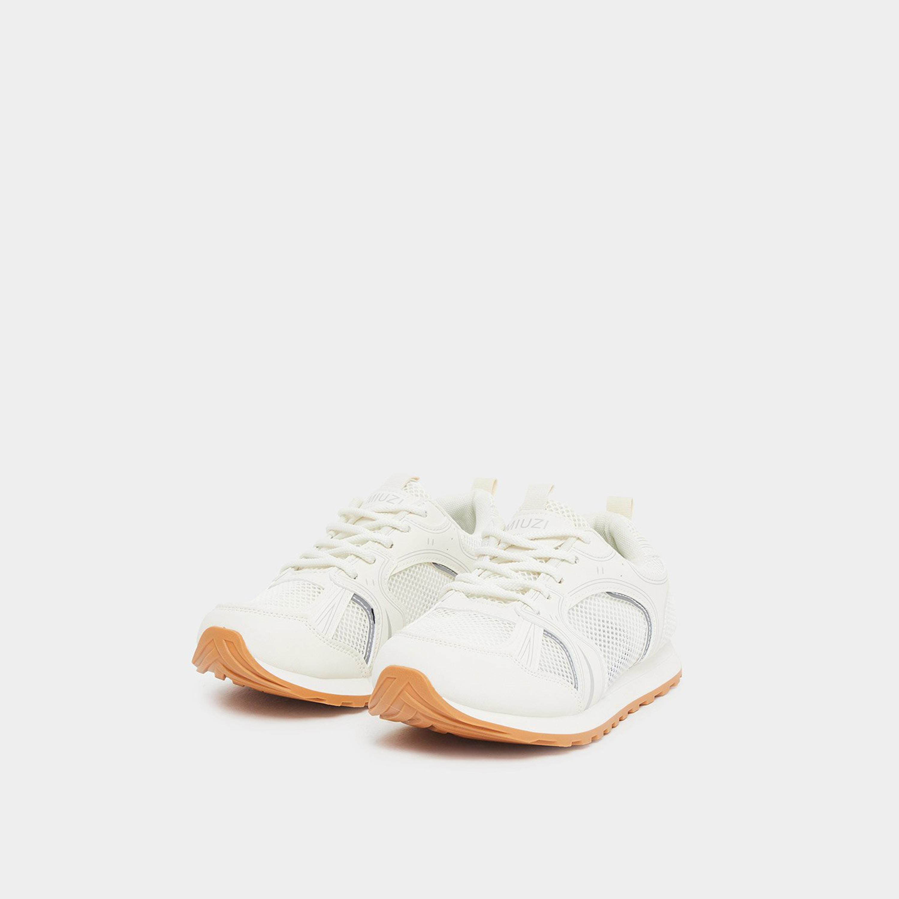 Styli Women White Mesh Sneakers-women-shoes-sneakers-image-1