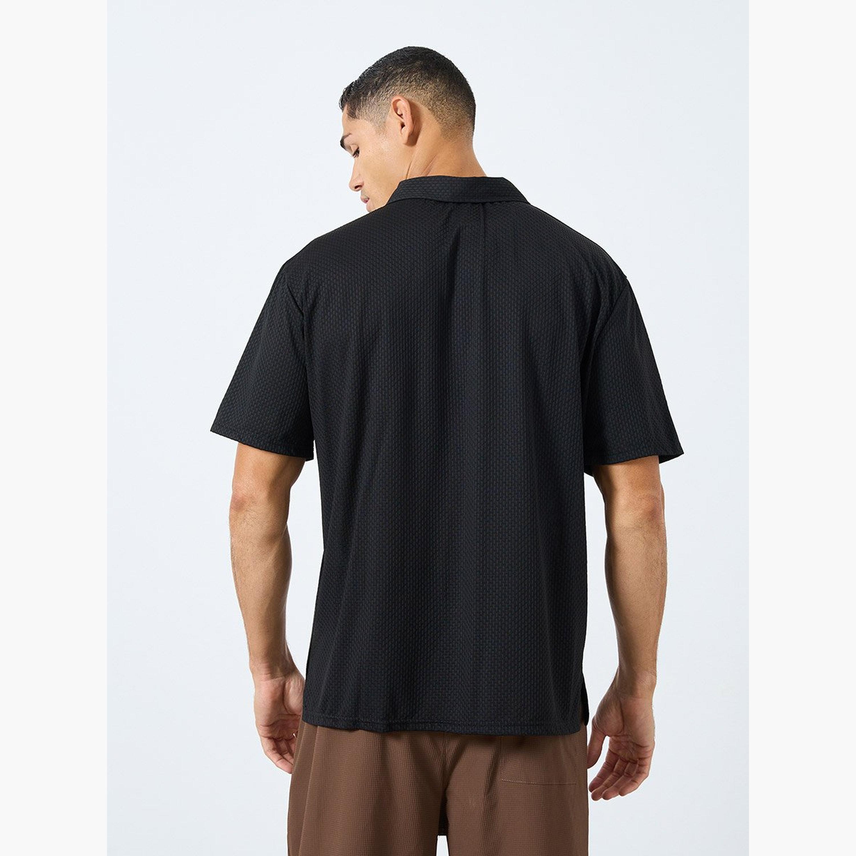 ستايلي - قميص بولو عادي منقوش مع أزرار-men-clothing-tshirtsandpolos-polos-image-4
