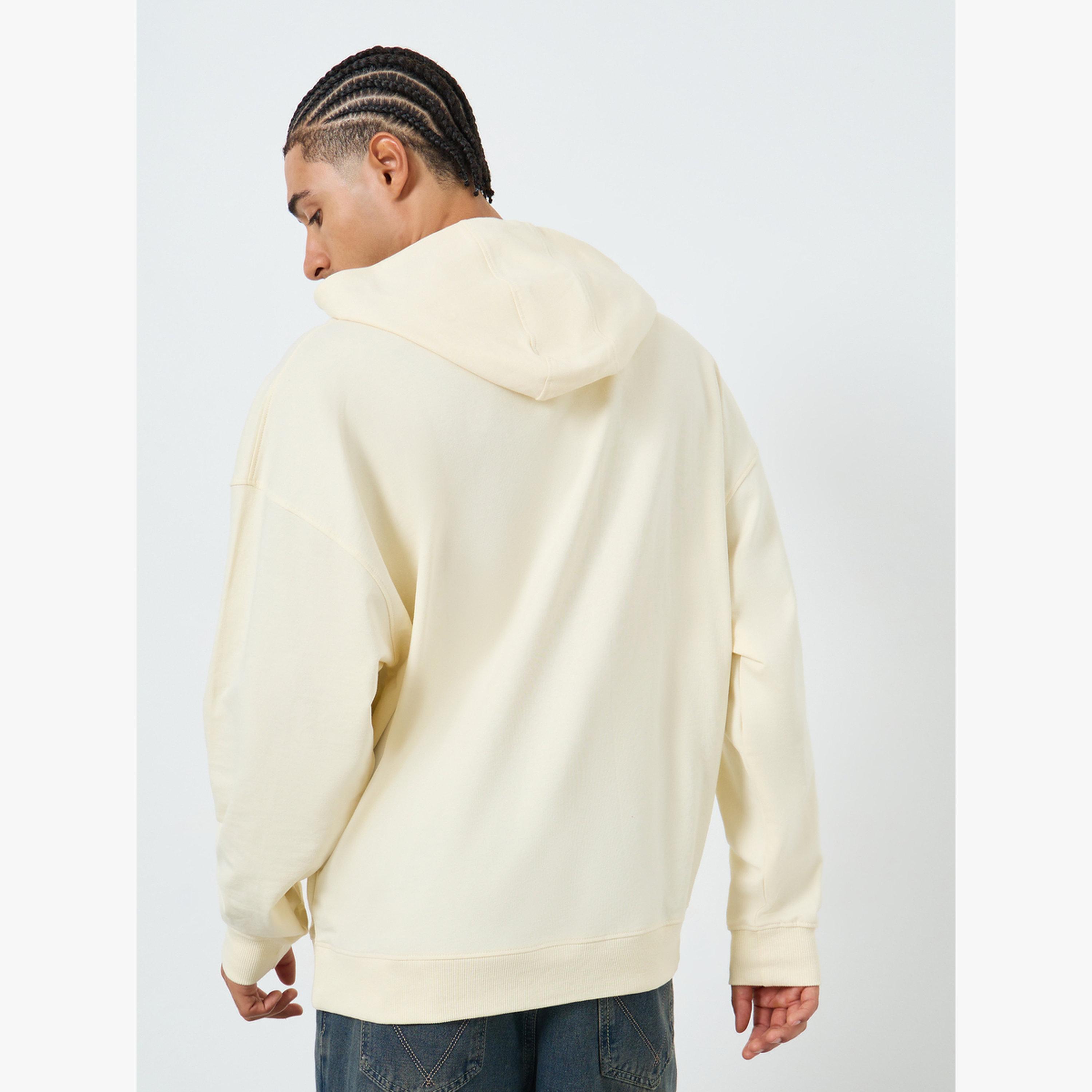 Styli Men Cream Nirvana Graphic Oversized Hoodie-men-clothing-hoodiesandsweatshirts-image-4