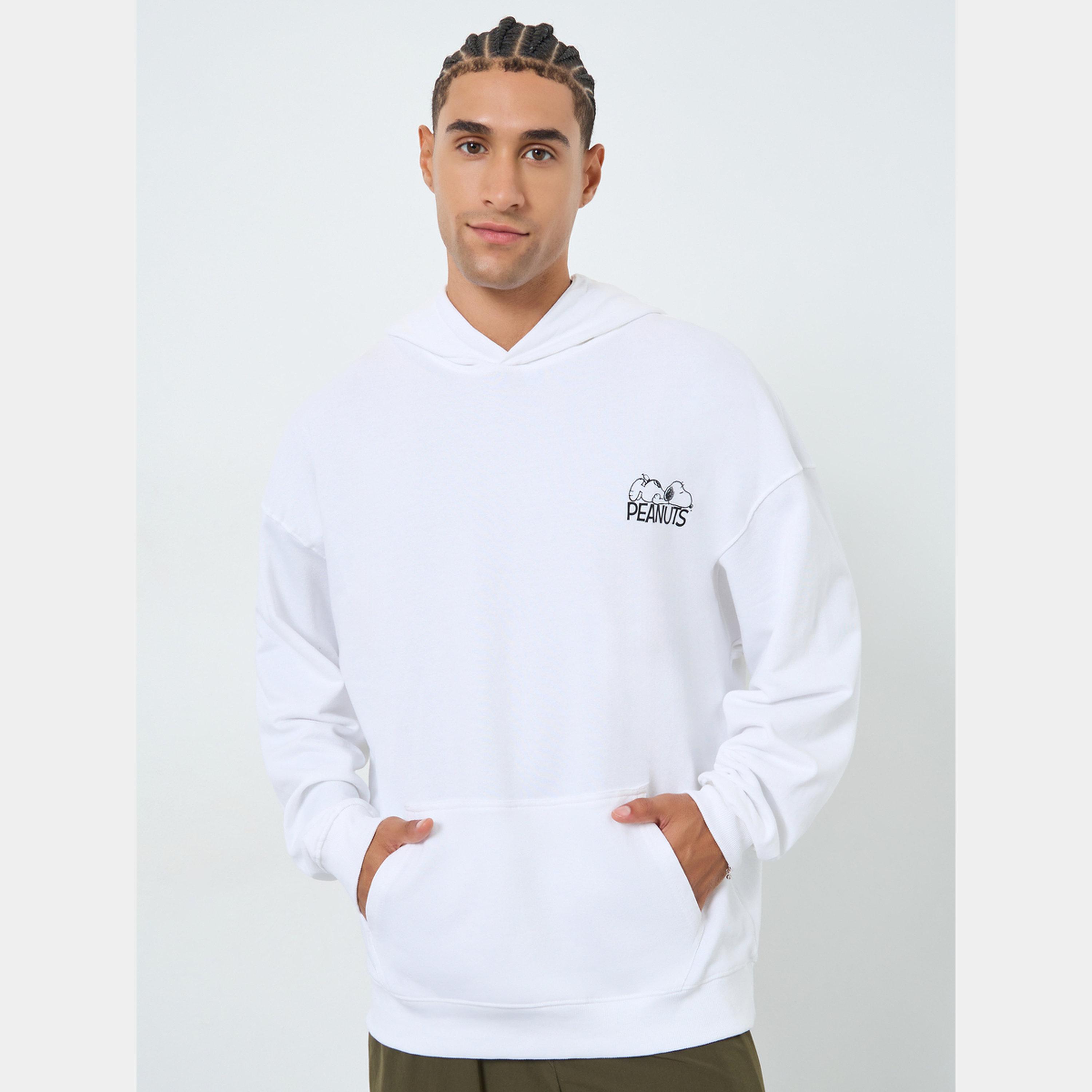 ستايلي - هودي رجالي سنوبي بأكمام طويلة وياقة وغطاء رأس برسومات غرافيكية-men-winterwear-hoodiesandsweatshirts-image-1