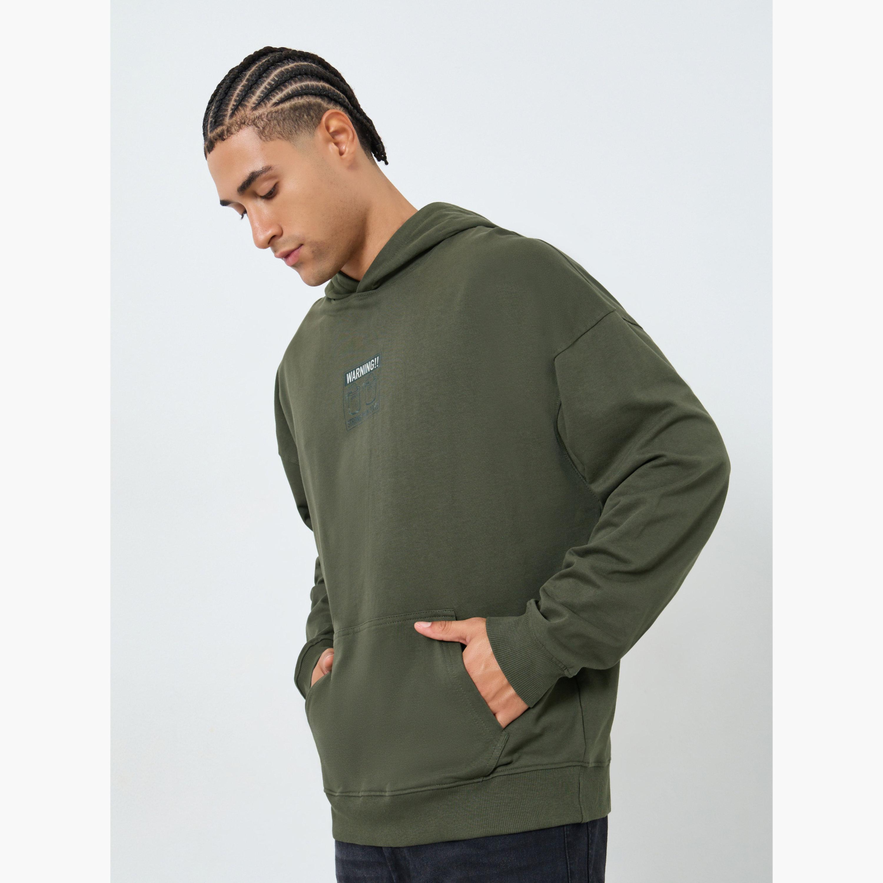 Styli Men Popeye Character Print Oversized Hoodie-men-winterwear-hoodiesandsweatshirts-image-1