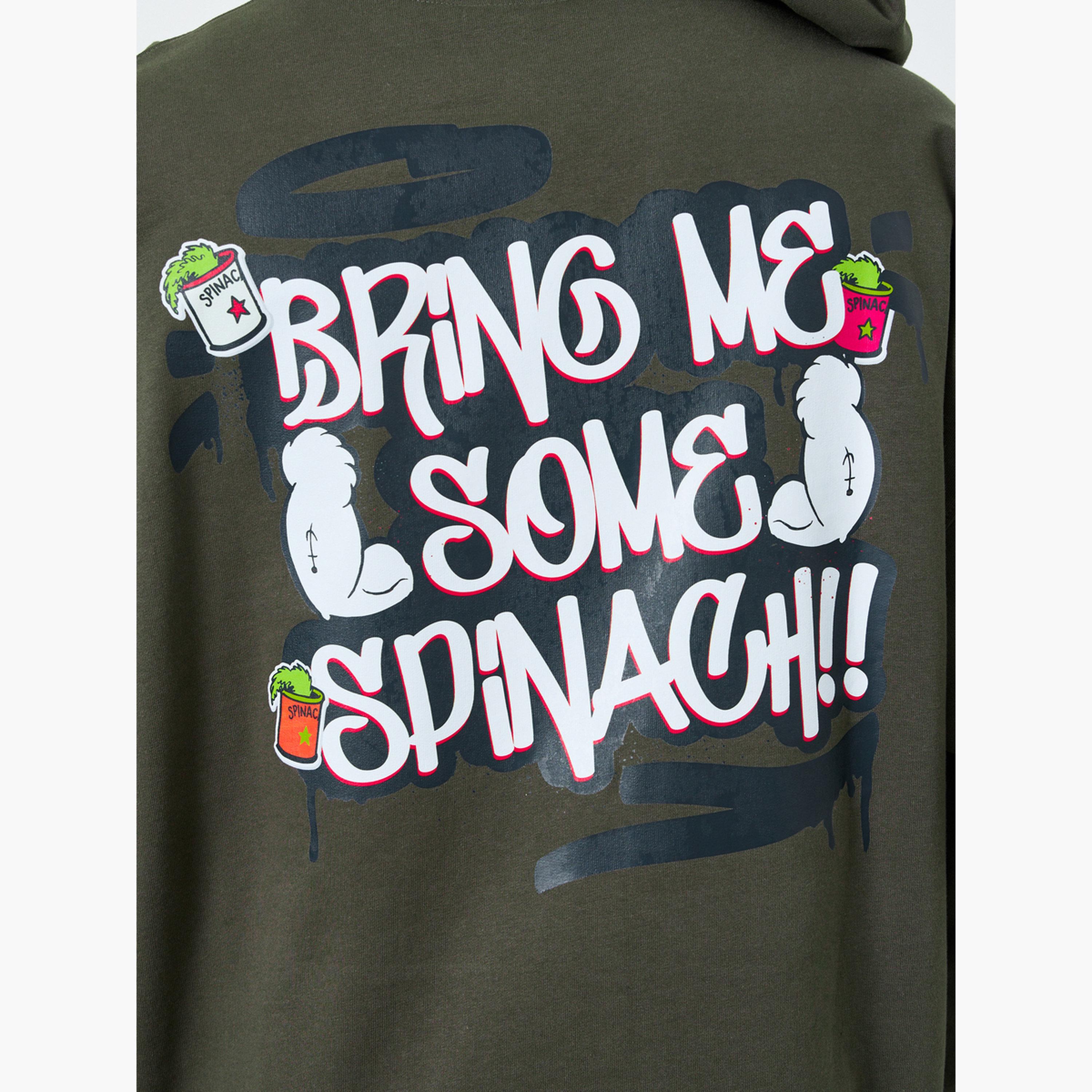 Styli Men Popeye Character Print Oversized Hoodie-men-winterwear-hoodiesandsweatshirts-image-6
