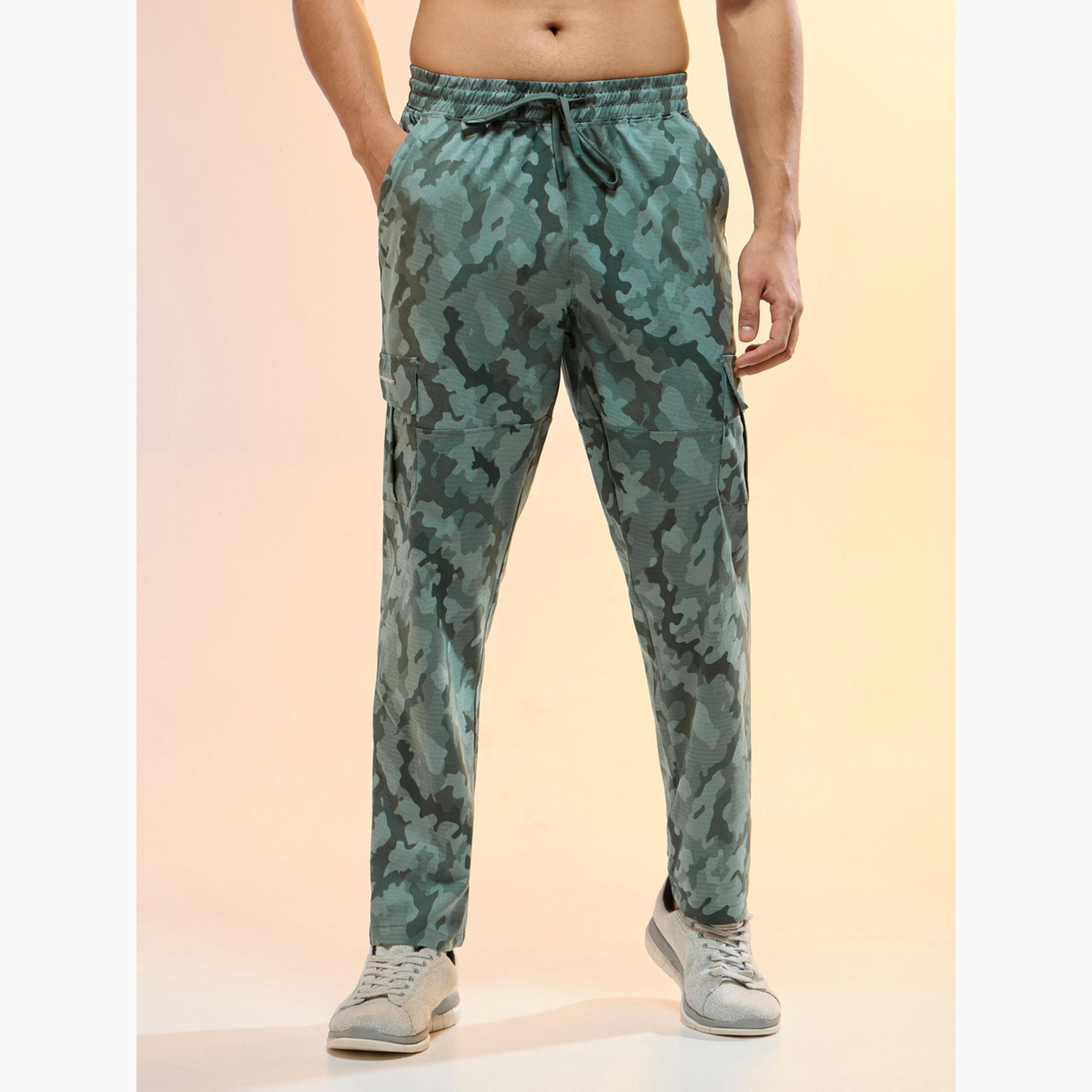 Technosport Men Printed Straight Fit Sports Cargo Trackpants-men-clothing-sportswearandactivewear-bottoms-joggers-image-1