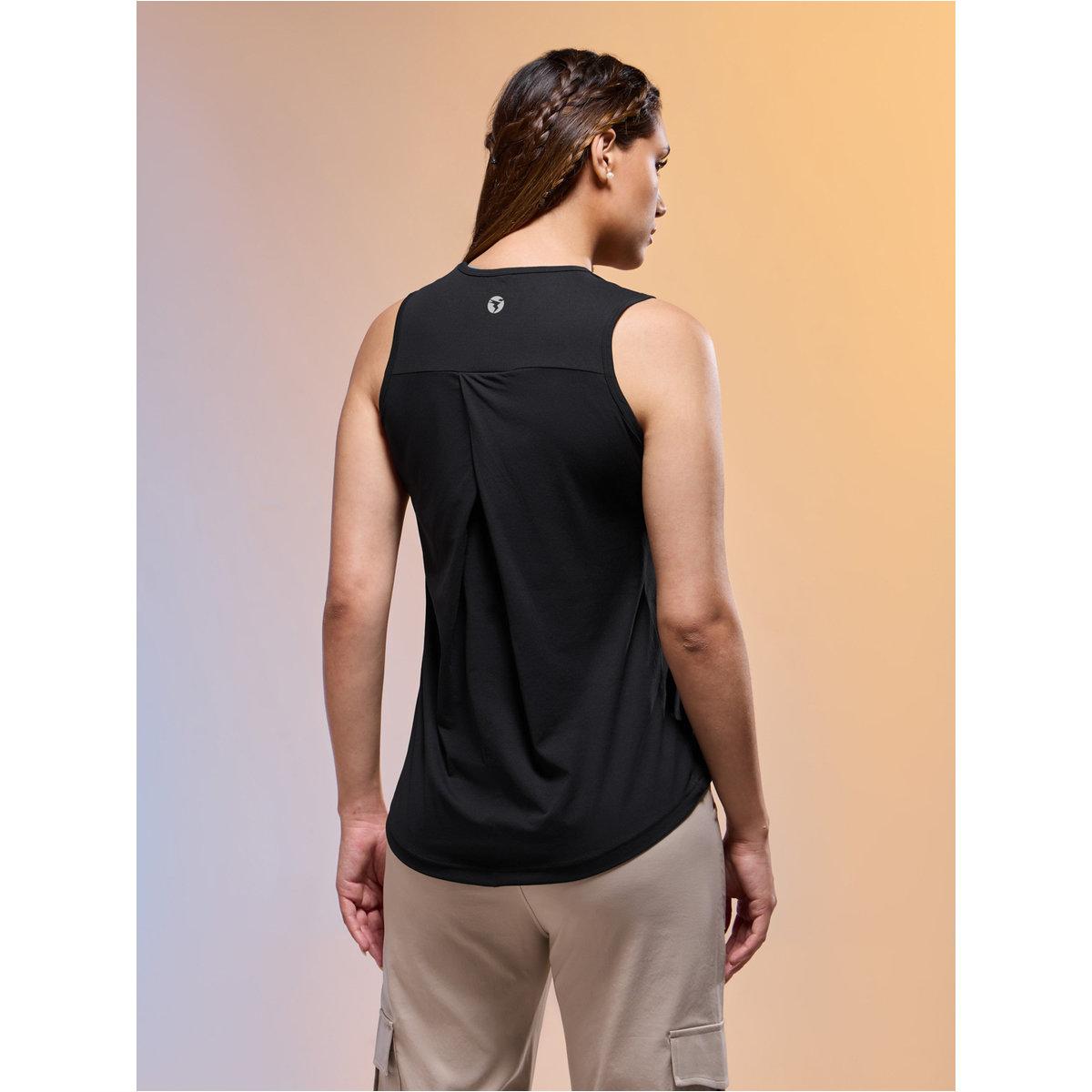 Technosport Women Solid Slim Fit Round Neck Tank-women-clothing-sportswearandactivewear-tshirtsandvests-image-4