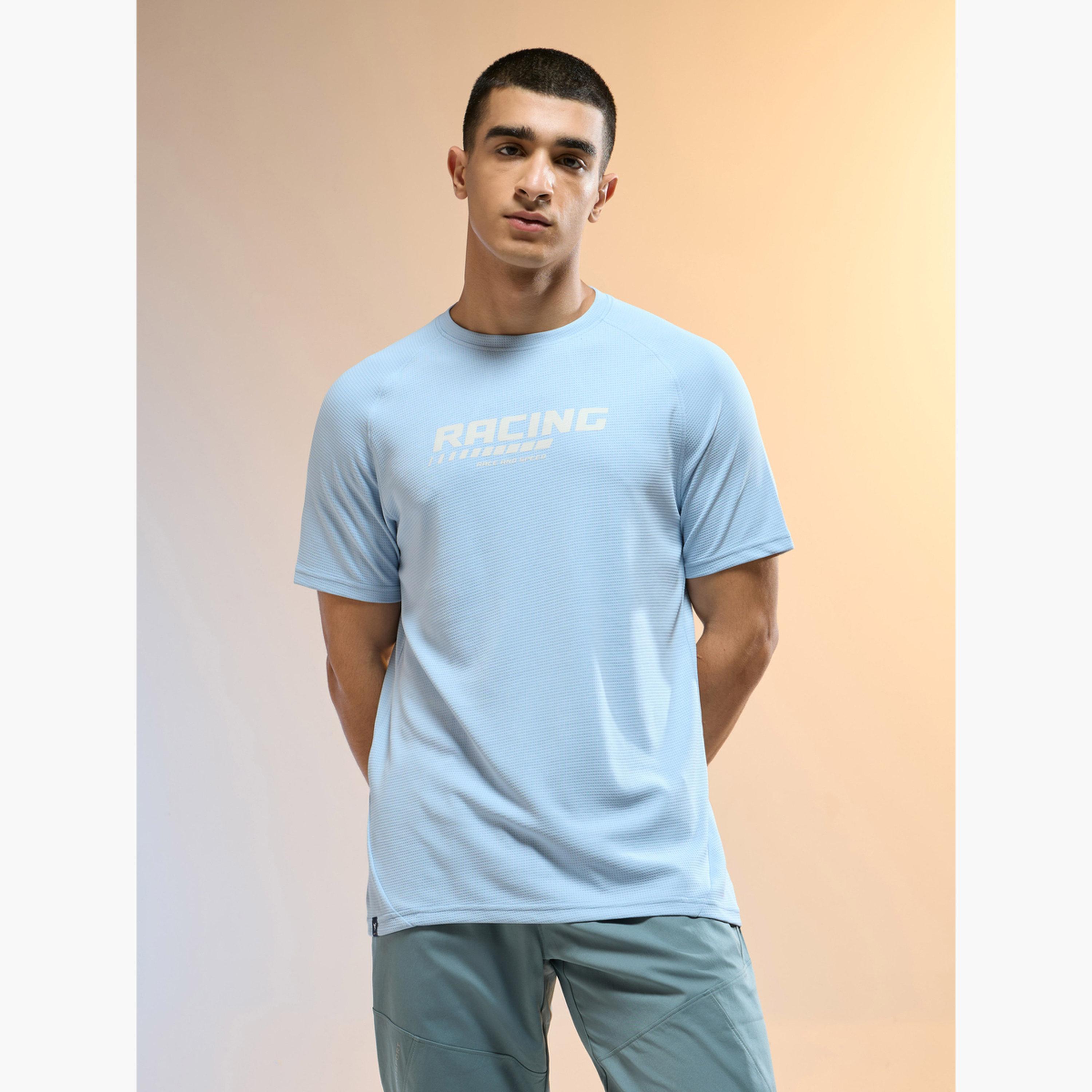 Technosport Men Typography Printed Slim Fit Sports T-Shirt-men-clothing-sportswearandactivewear-tshirtsandpolos-image-1