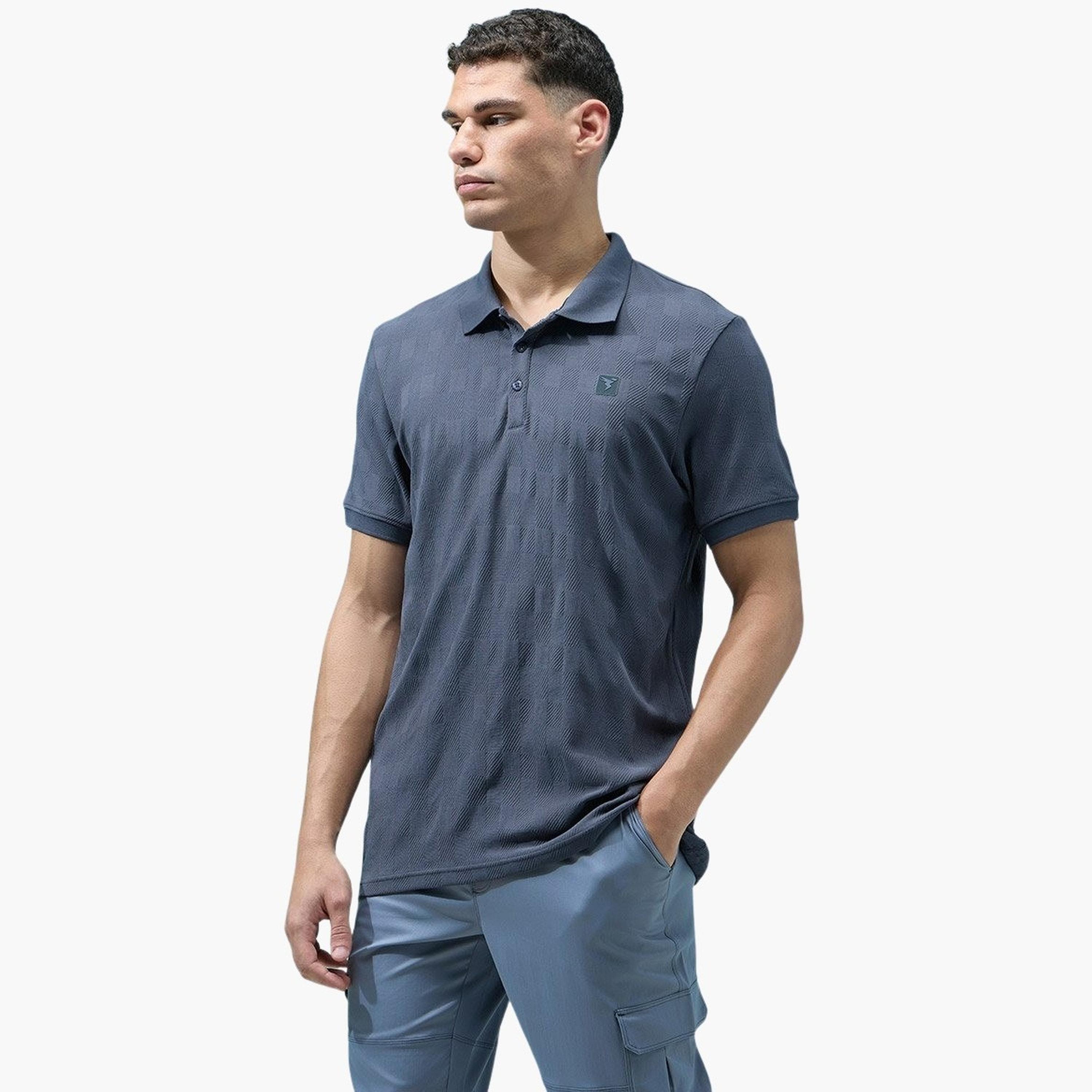 Technosport Men Jacquard Slim Fit Polo-men-clothing-tshirtsandpolos-tshirts-image-2