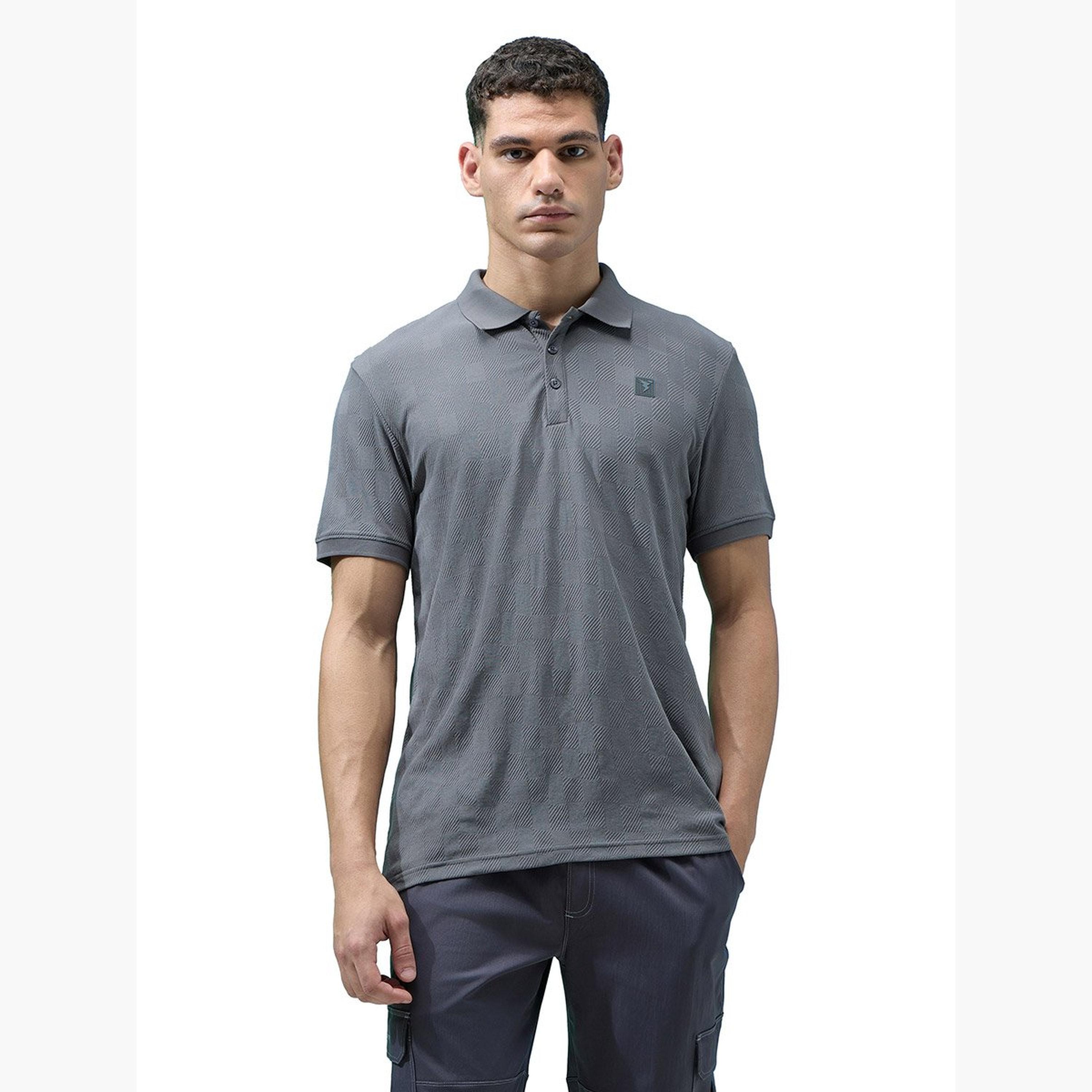 Technosport Men Jacquard Slim Fit Polo-men-clothing-tshirtsandpolos-tshirts-image-1