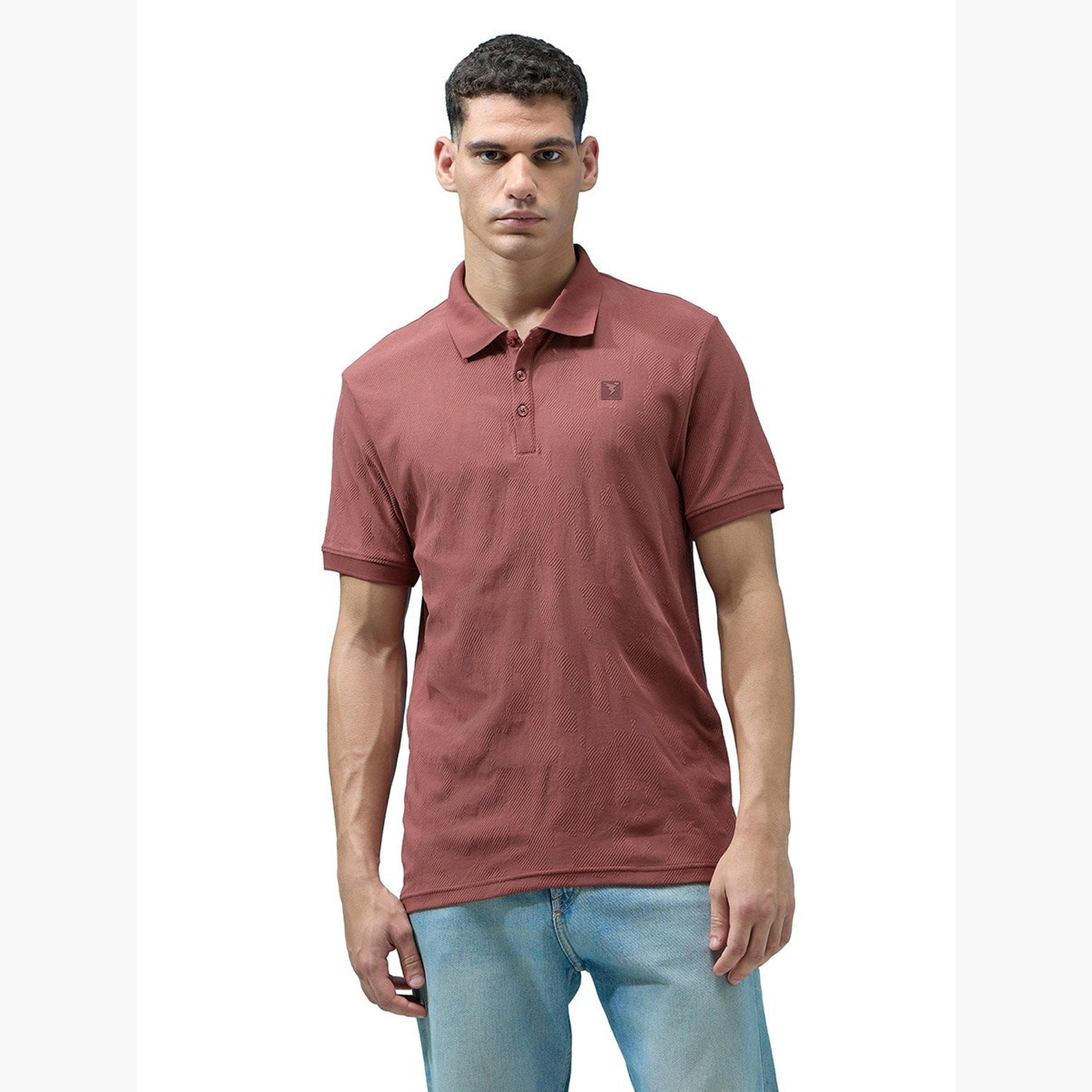 Technosport Men Jacquard Slim Fit Polo-men-clothing-tshirtsandpolos-tshirts-image-1