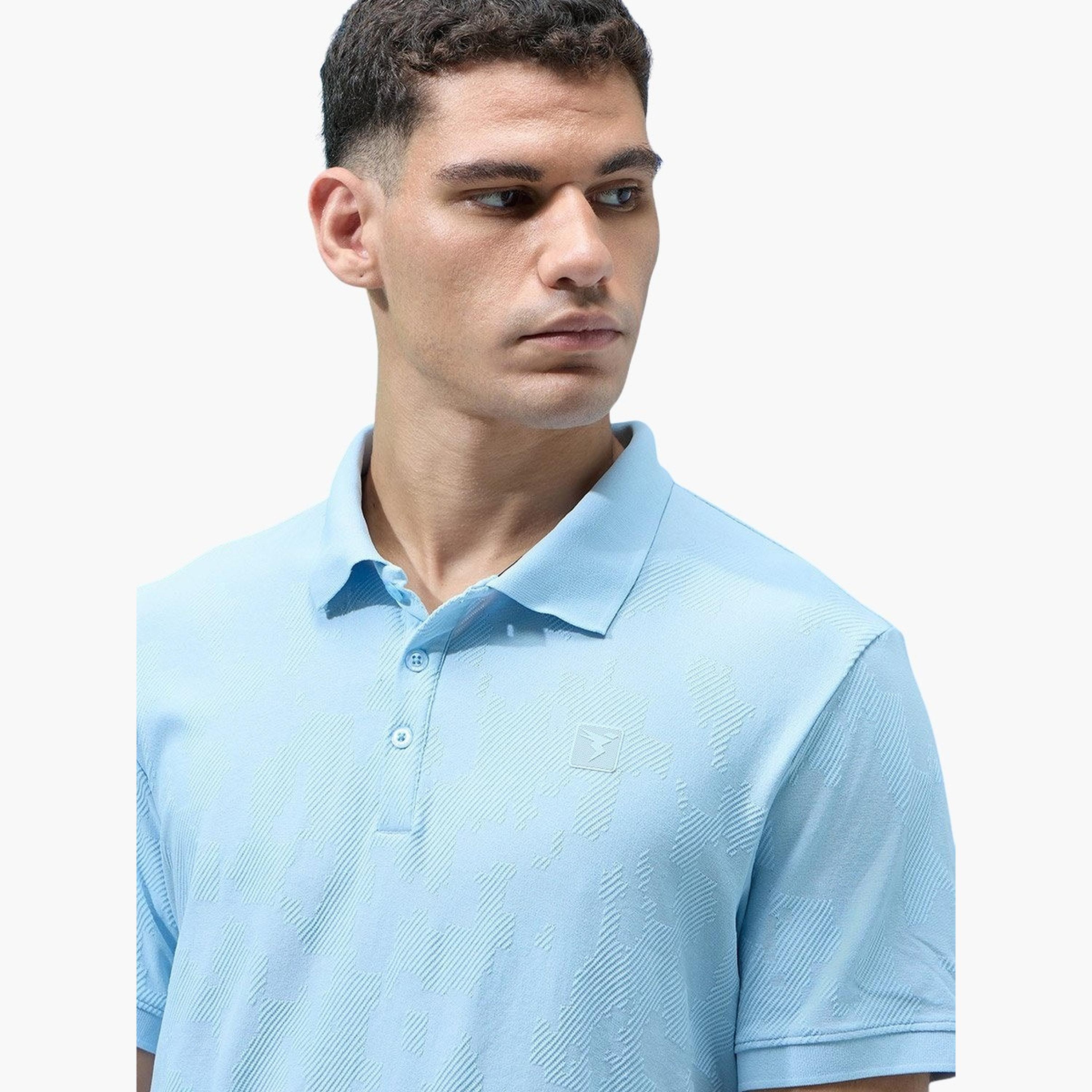 Technosport Men Jacquard Slim Fit Polo-men-clothing-tshirtsandpolos-tshirts-image-4