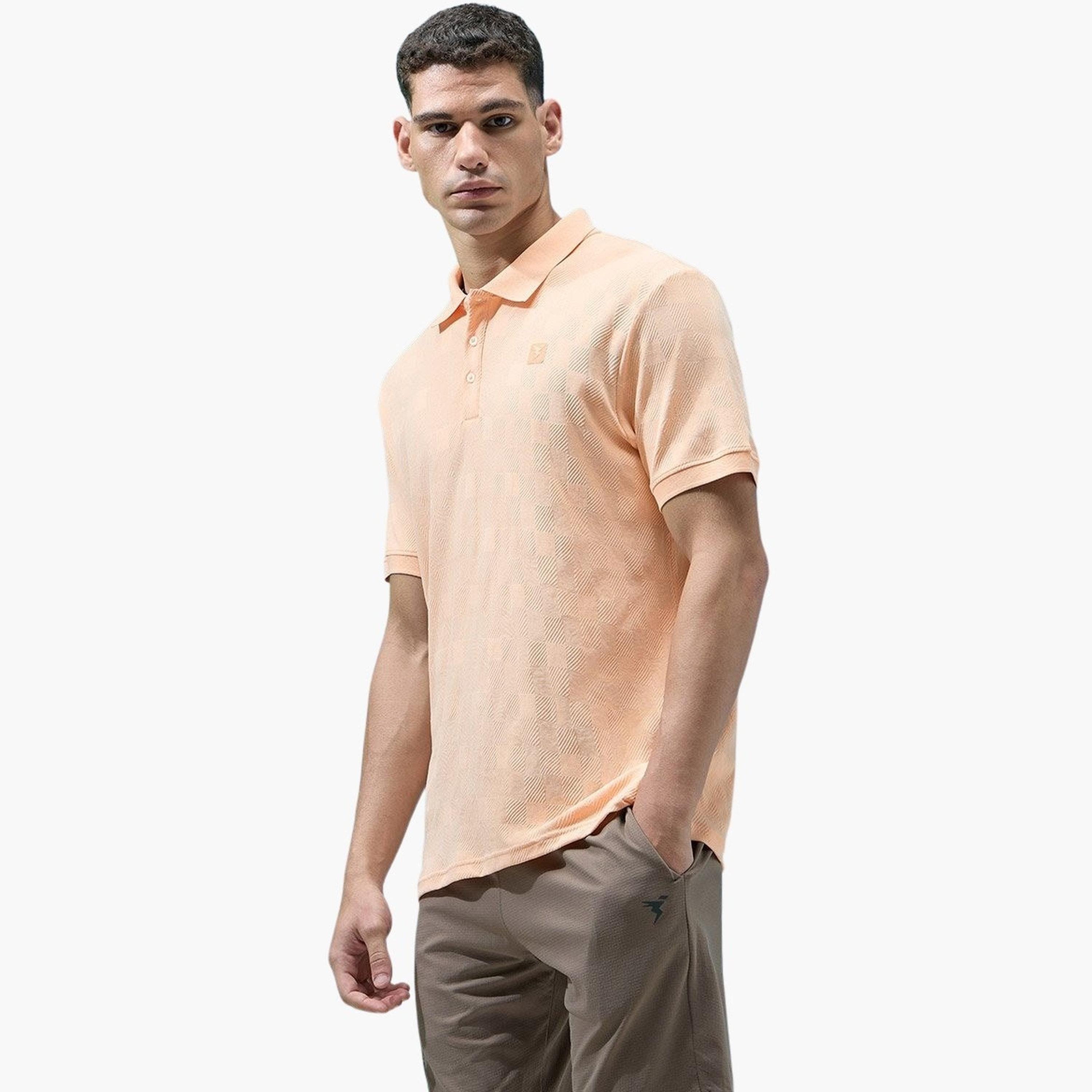 تكنوسبورت - قميص بولو للرجال جاكار تصميم نحيف-men-clothing-tshirtsandpolos-tshirts-image-3