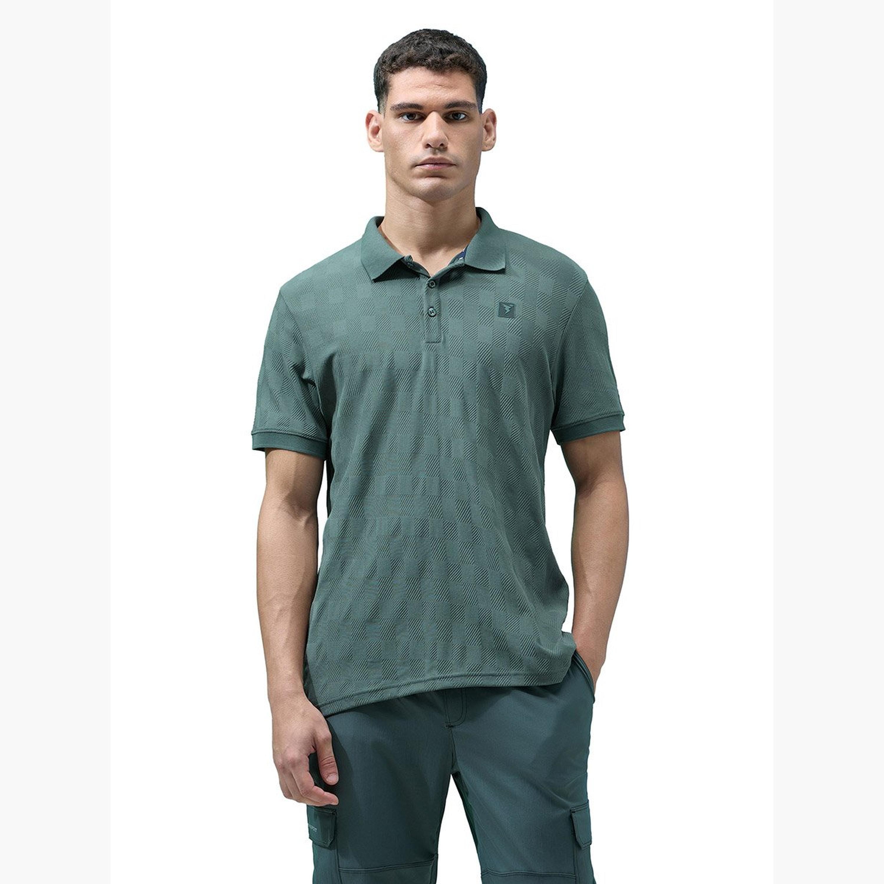 Technosport Men Jacquard Slim Fit Polo-men-clothing-tshirtsandpolos-tshirts-image-1