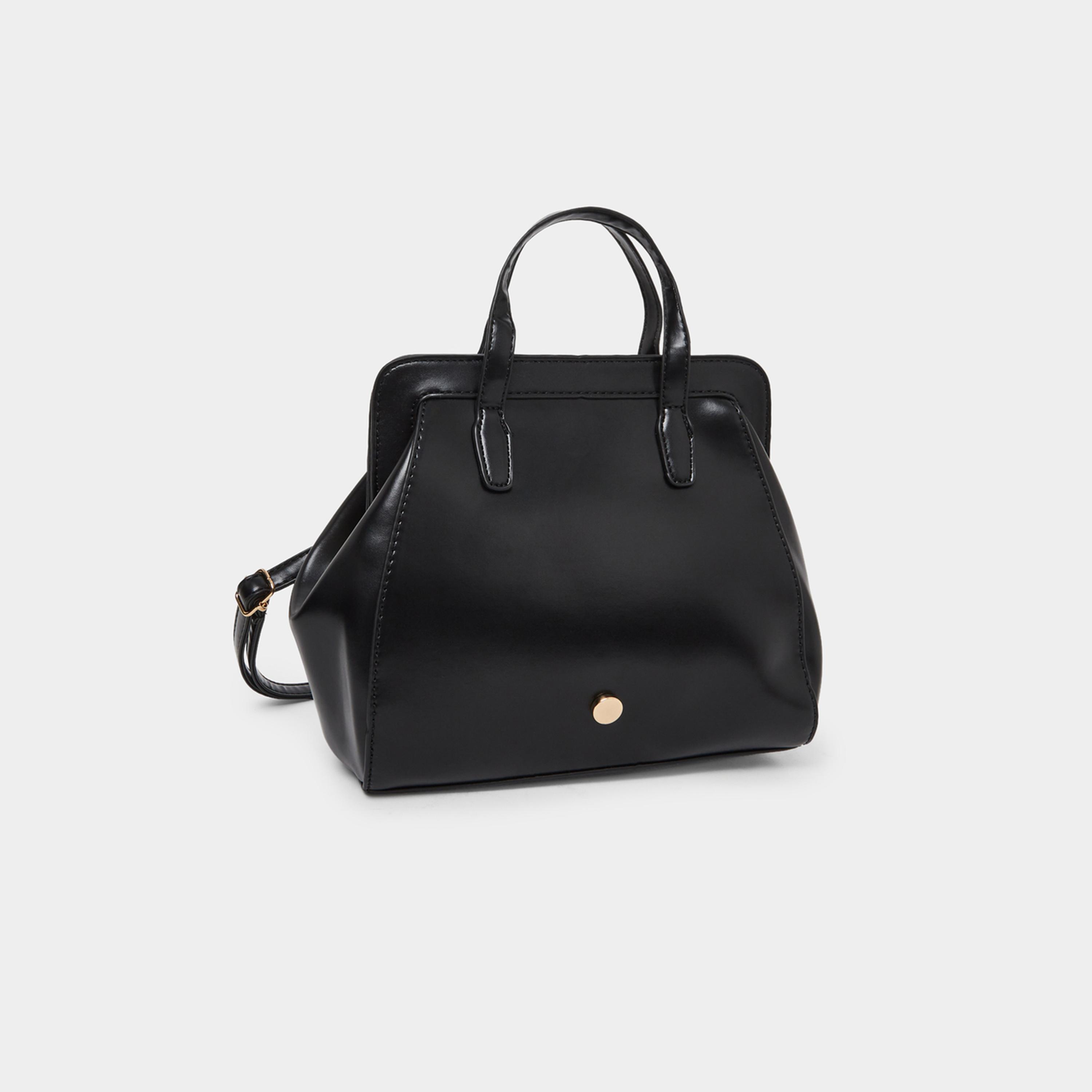 ستايلي - شنطة سوداء منظمة بحزام قابل للفصل-women-bagsandwallets-handbags-image-1