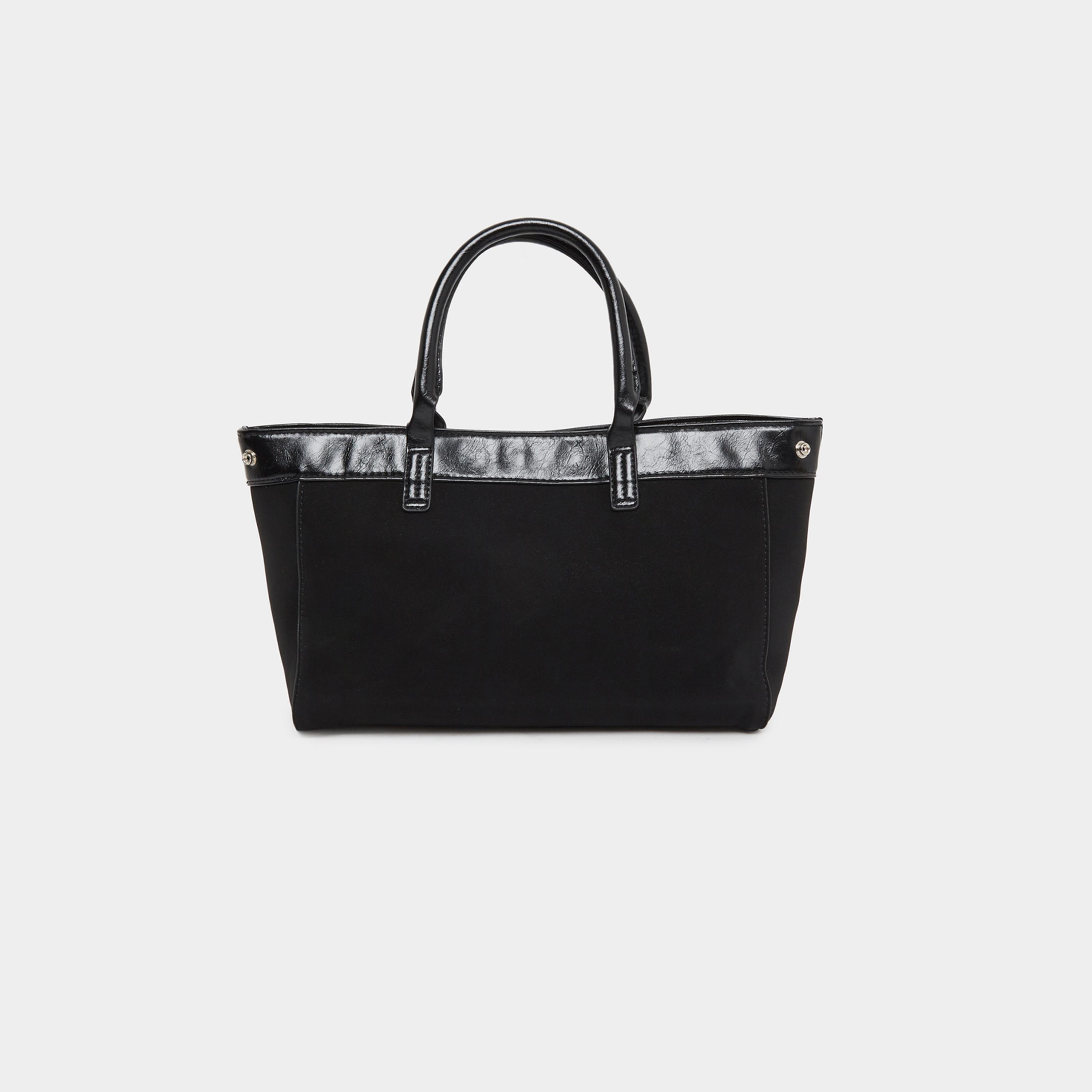 ستايلي - شنطة توت عادية بمشبك معدني-women-bagsandwallets-handbags-image-2