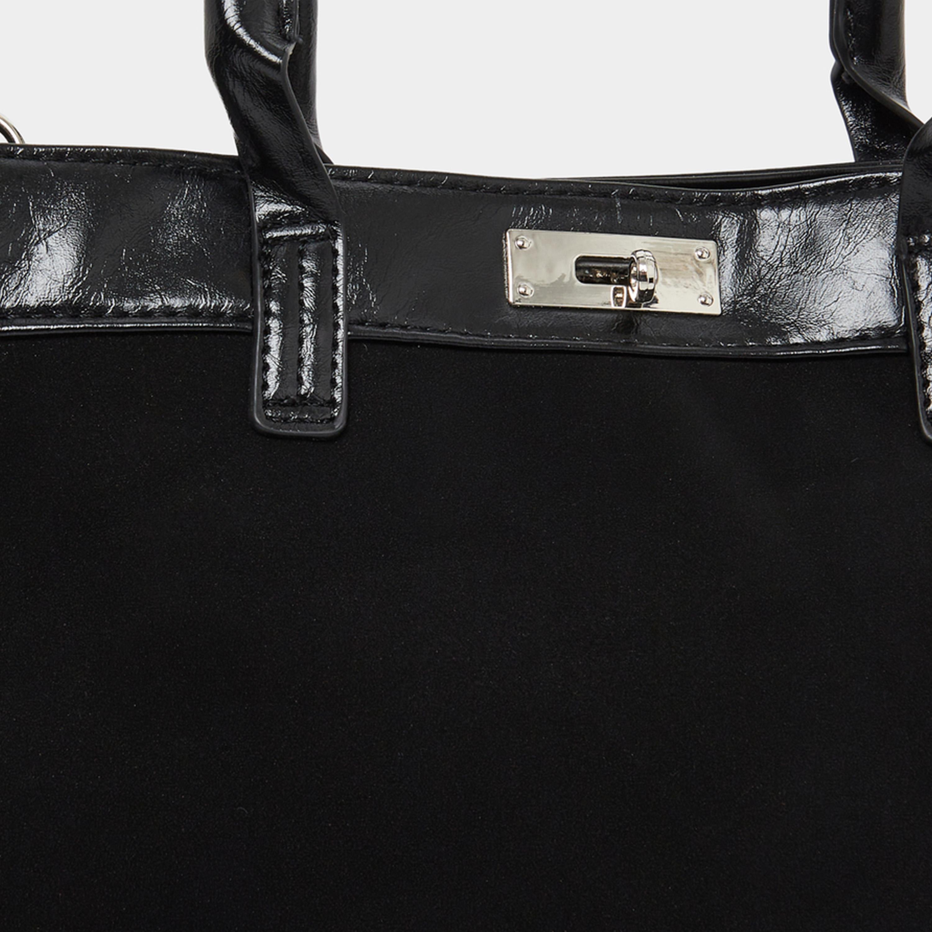 ستايلي - شنطة توت عادية بمشبك معدني-women-bagsandwallets-handbags-image-3