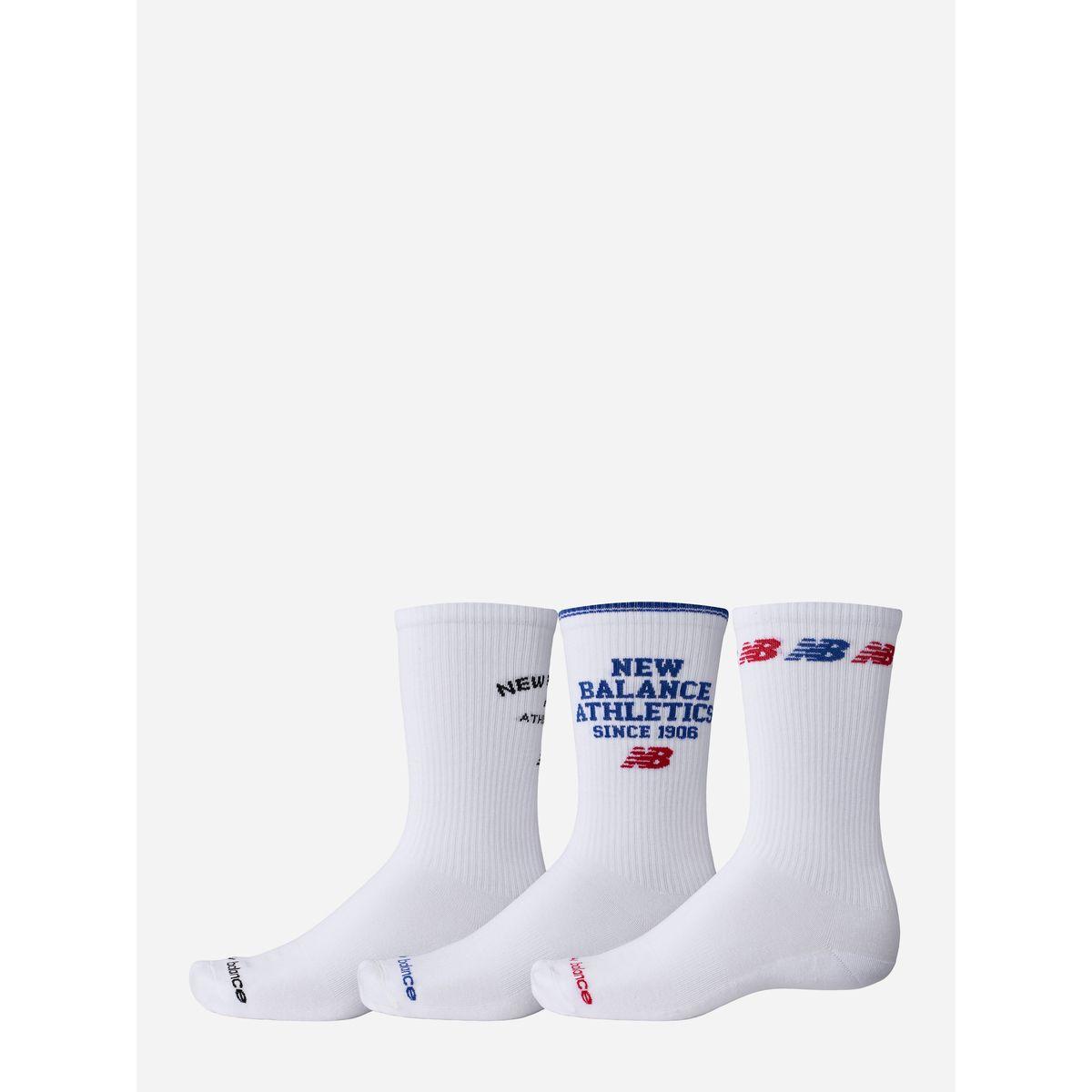 New Balance Pack of 3 - Graphic Logo Socks-women-socksandstockings-image-1