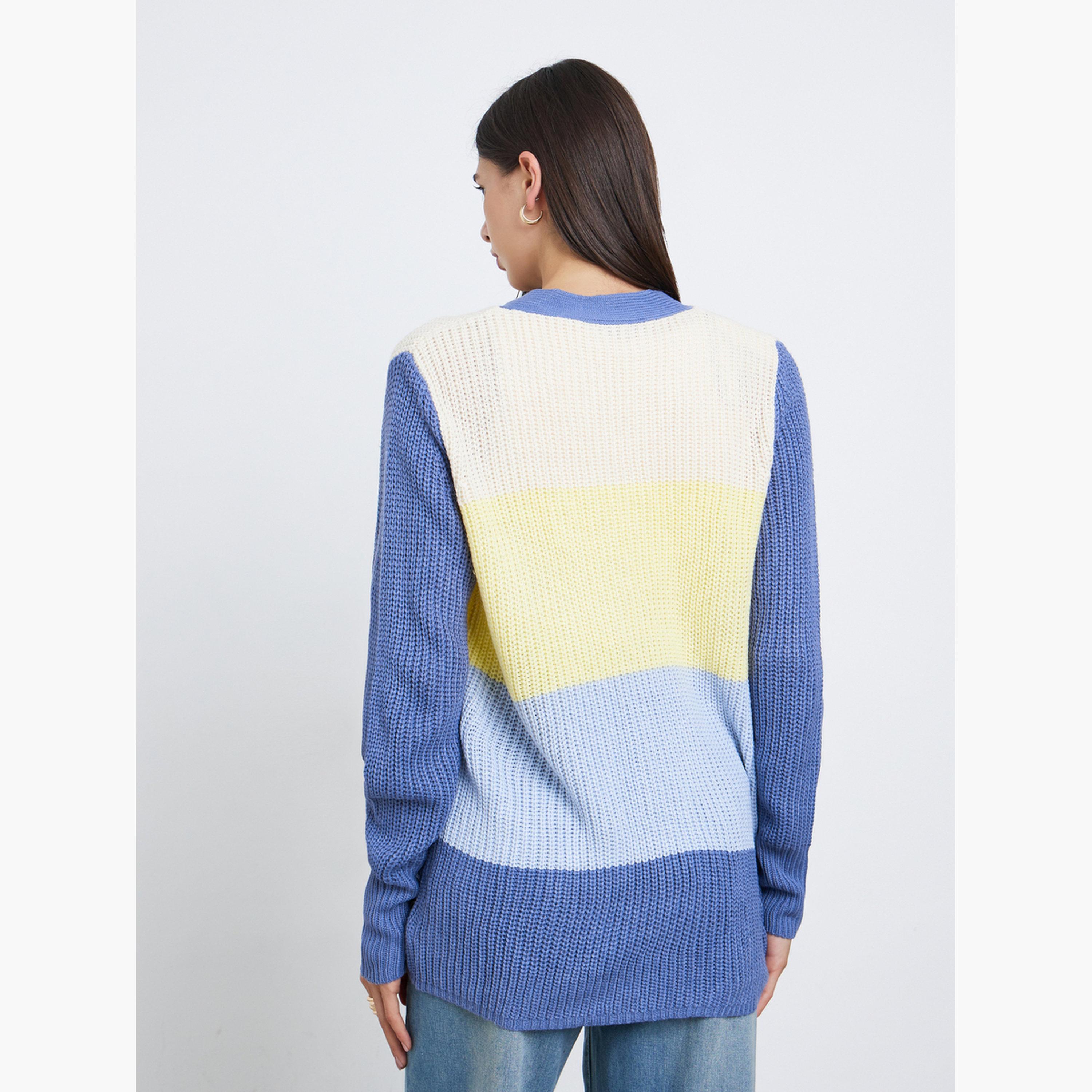 ستايلي - كارديغان متعدد الألوان حجم كبير-women-clothing-cardigansandjumpers-cardigans-image-3