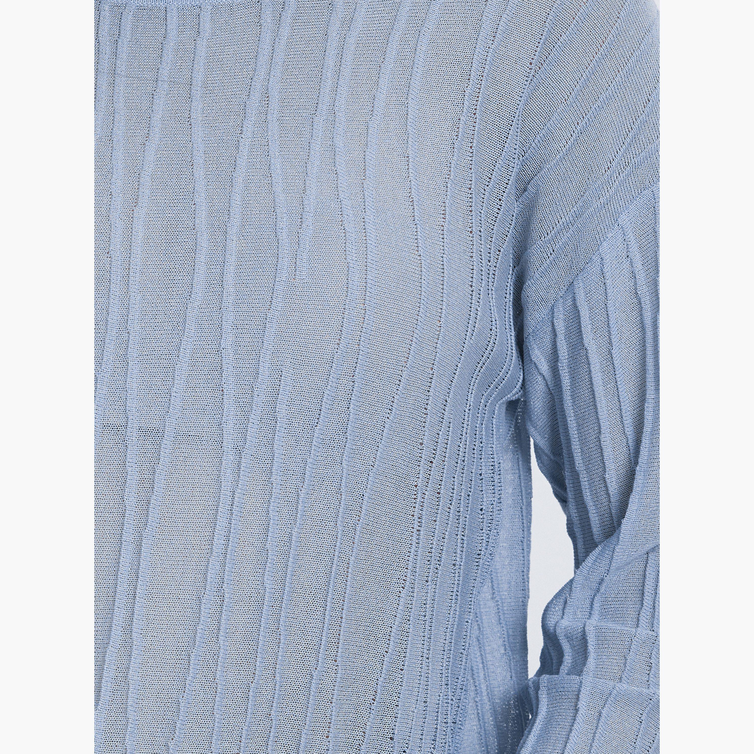 Styli Women Grey Textured Oversized Crewneck Sweater-women-clothing-cardigansandjumpers-jumpers-image-4