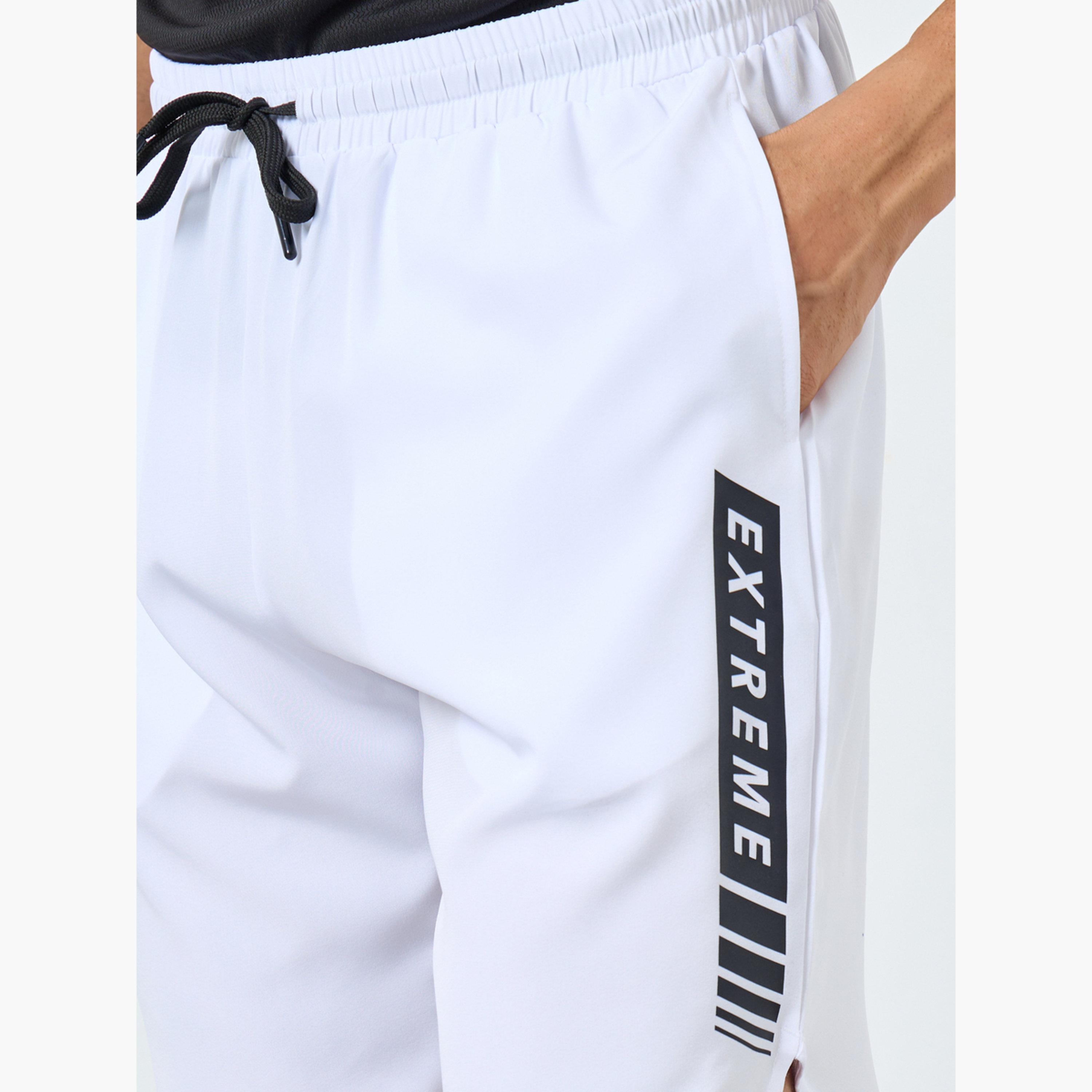 Styli Men Workout Shorts with Print Detail-men-clothing-sportswearandactivewear-bottoms-shorts-image-3