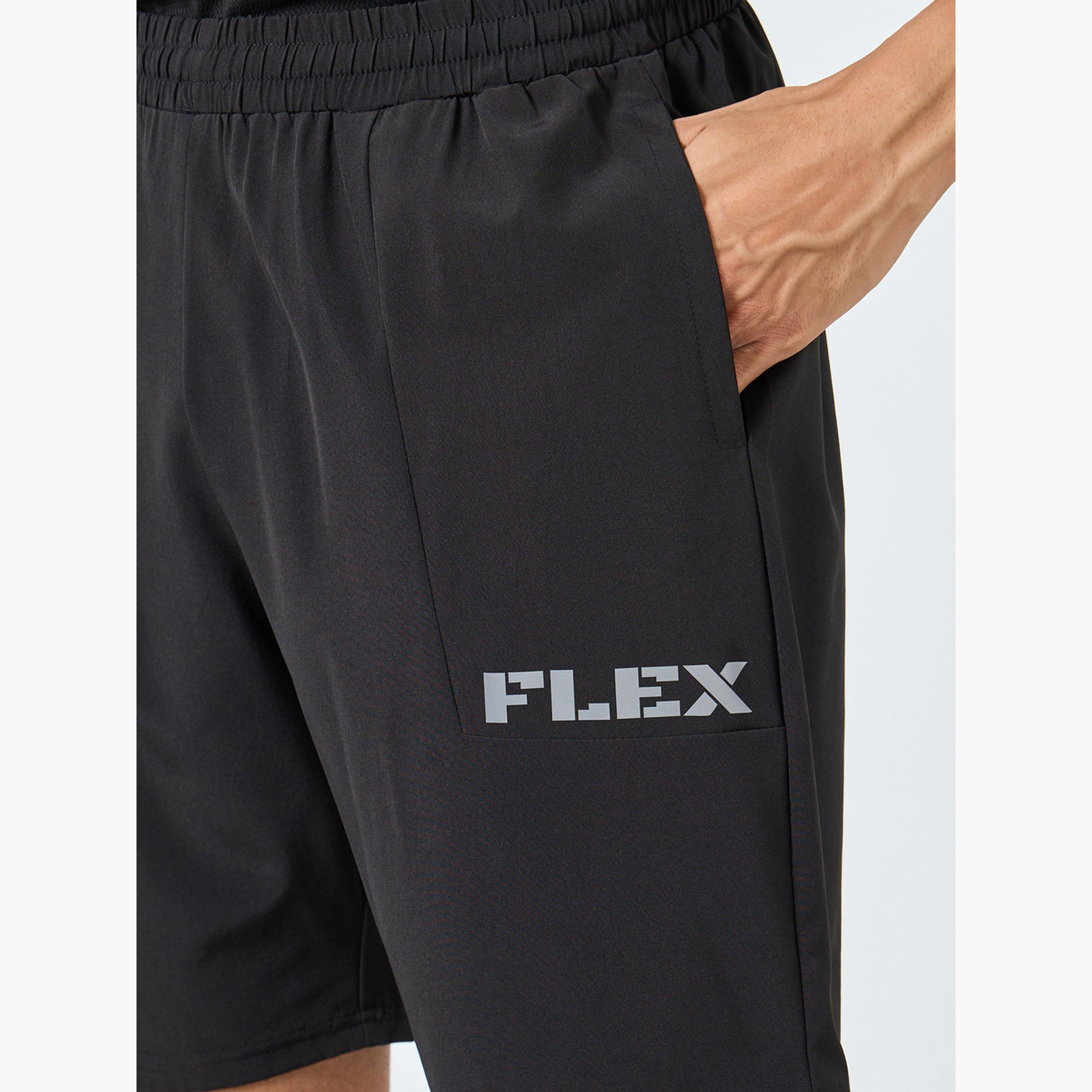 Styli Workout Shorts with Print Detail-sports-men-clothing-bottoms-shorts-image-3