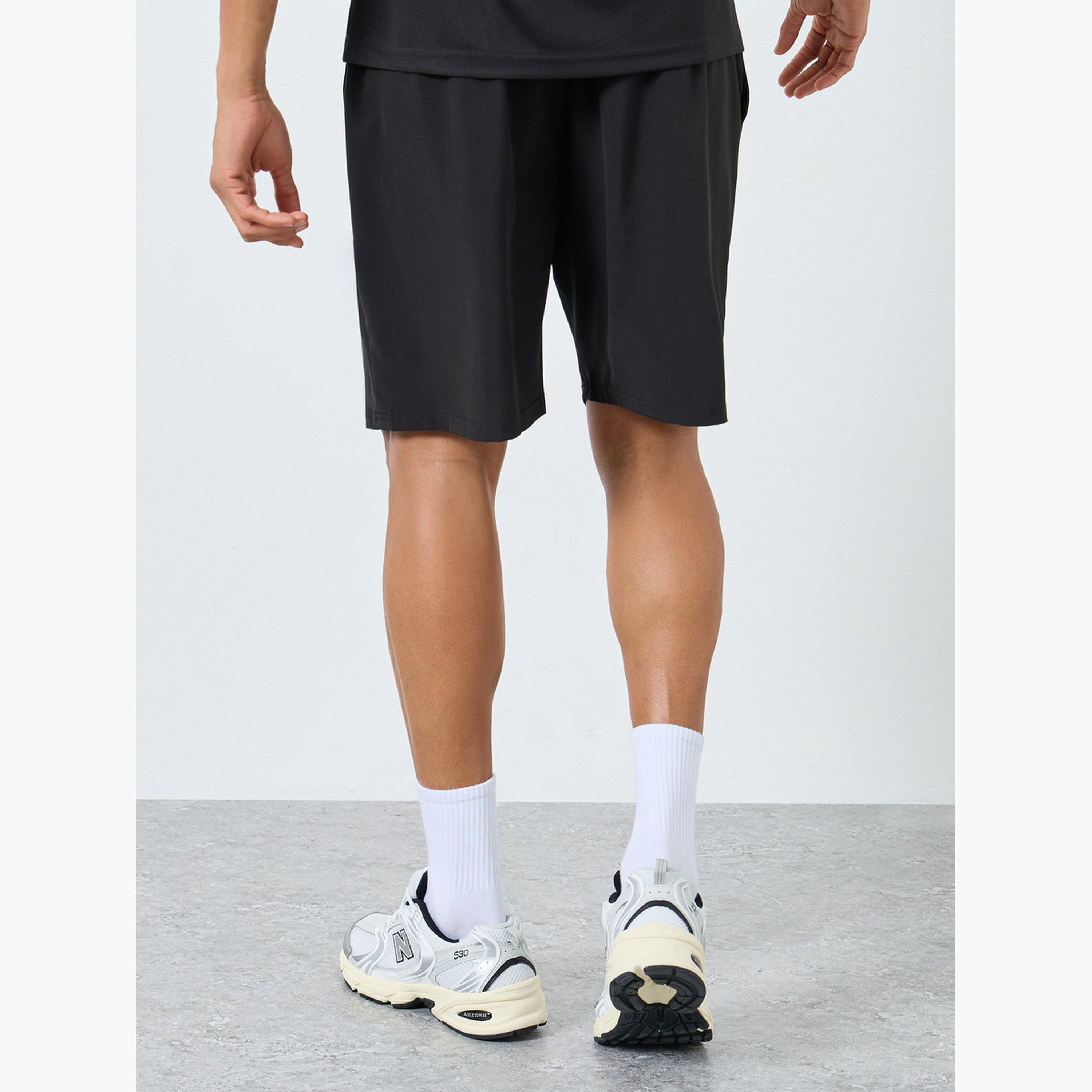 Styli Workout Shorts with Print Detail-sports-men-clothing-bottoms-shorts-image-4